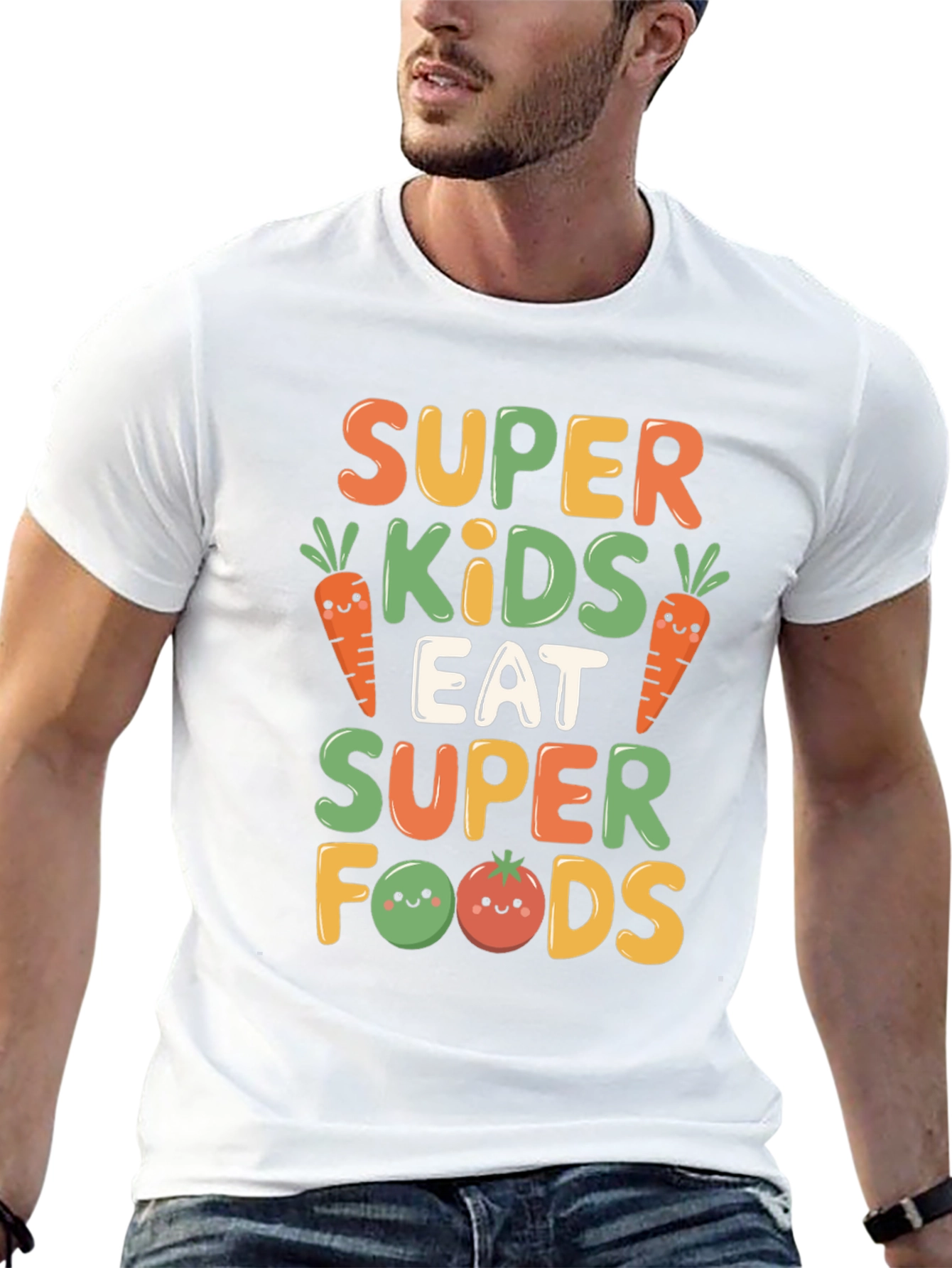 Super Kids Eat Super Foods T-Shirt