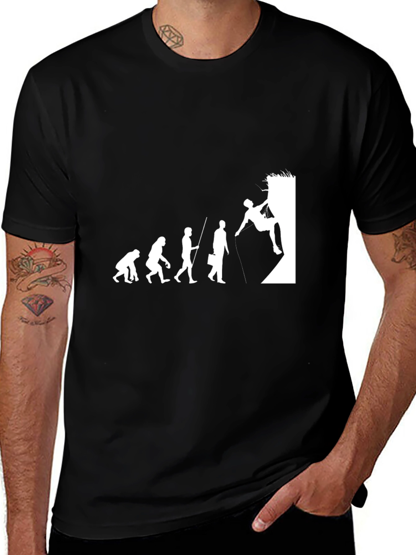 Climbing Evolution T-Shirt - Rock Climbing Tee