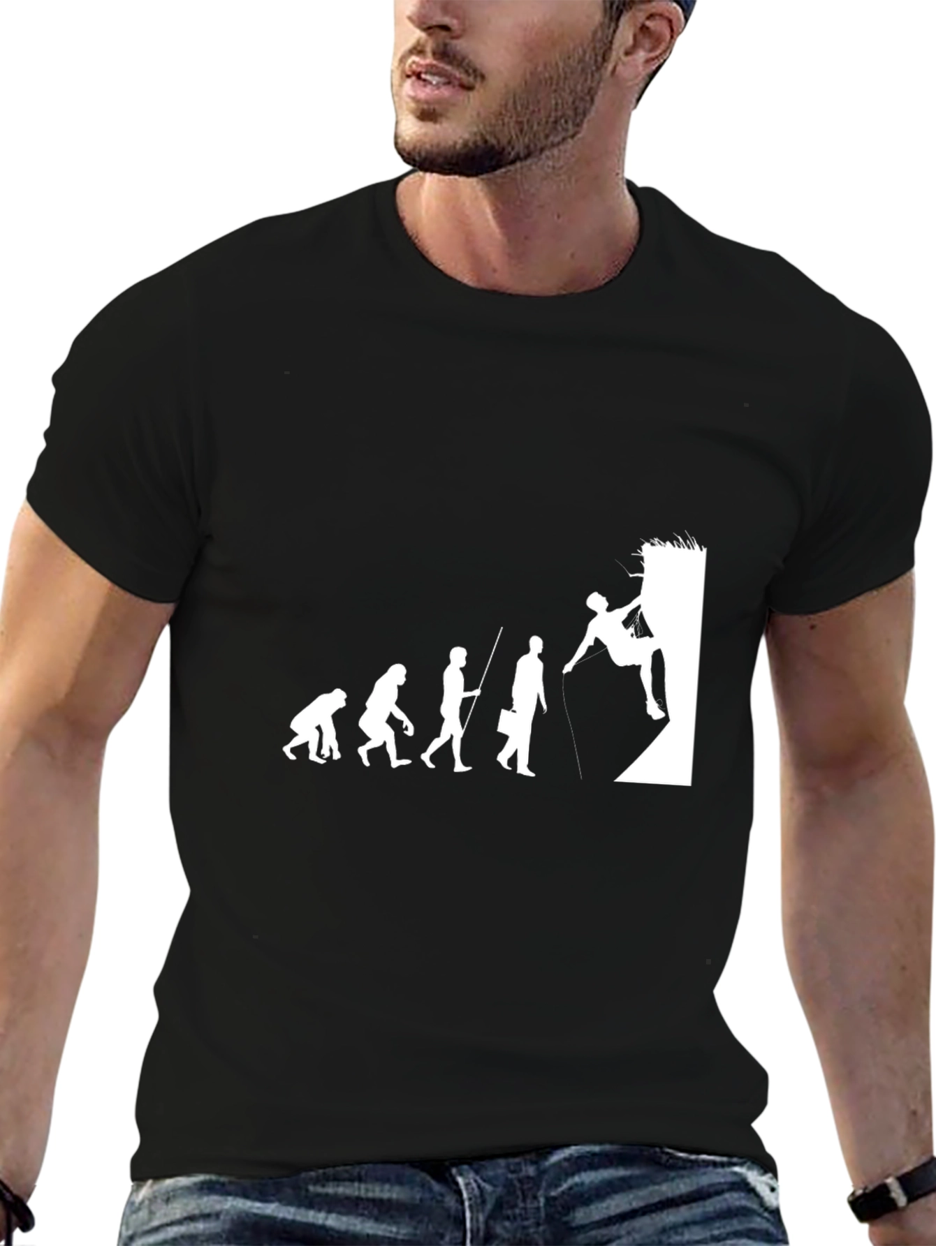 Climbing Evolution T-Shirt - Rock Climbing Tee