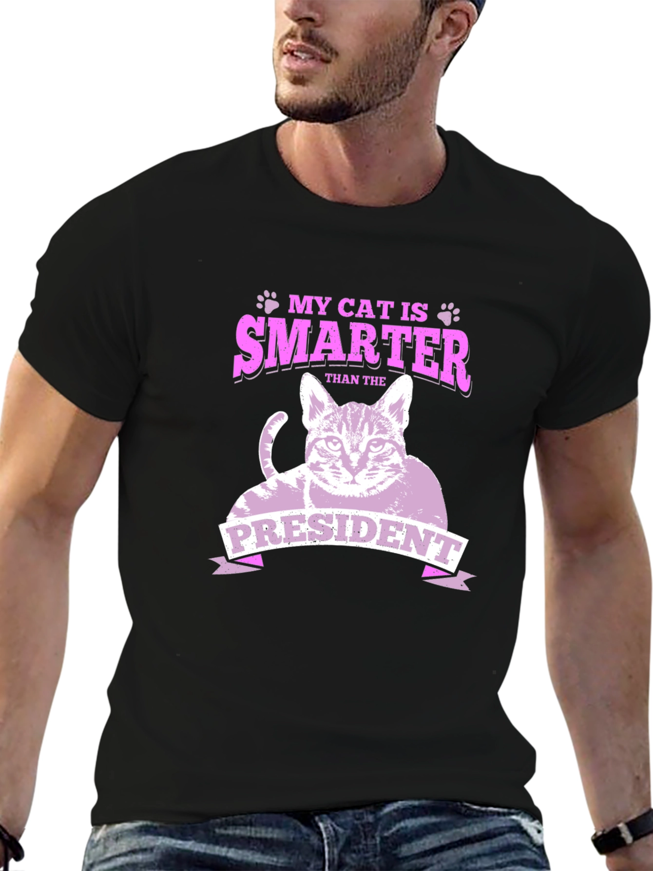 My Cat Is Smarter Than The President Tee
