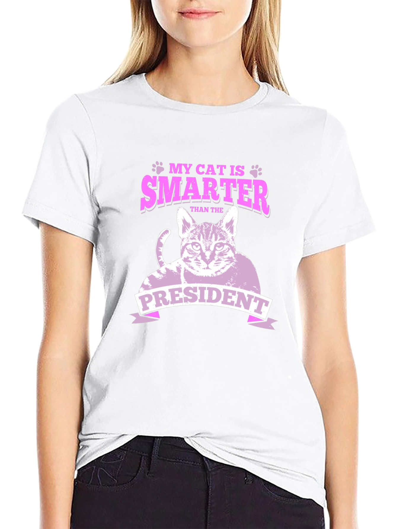 My Cat Is Smarter Than The President Tee