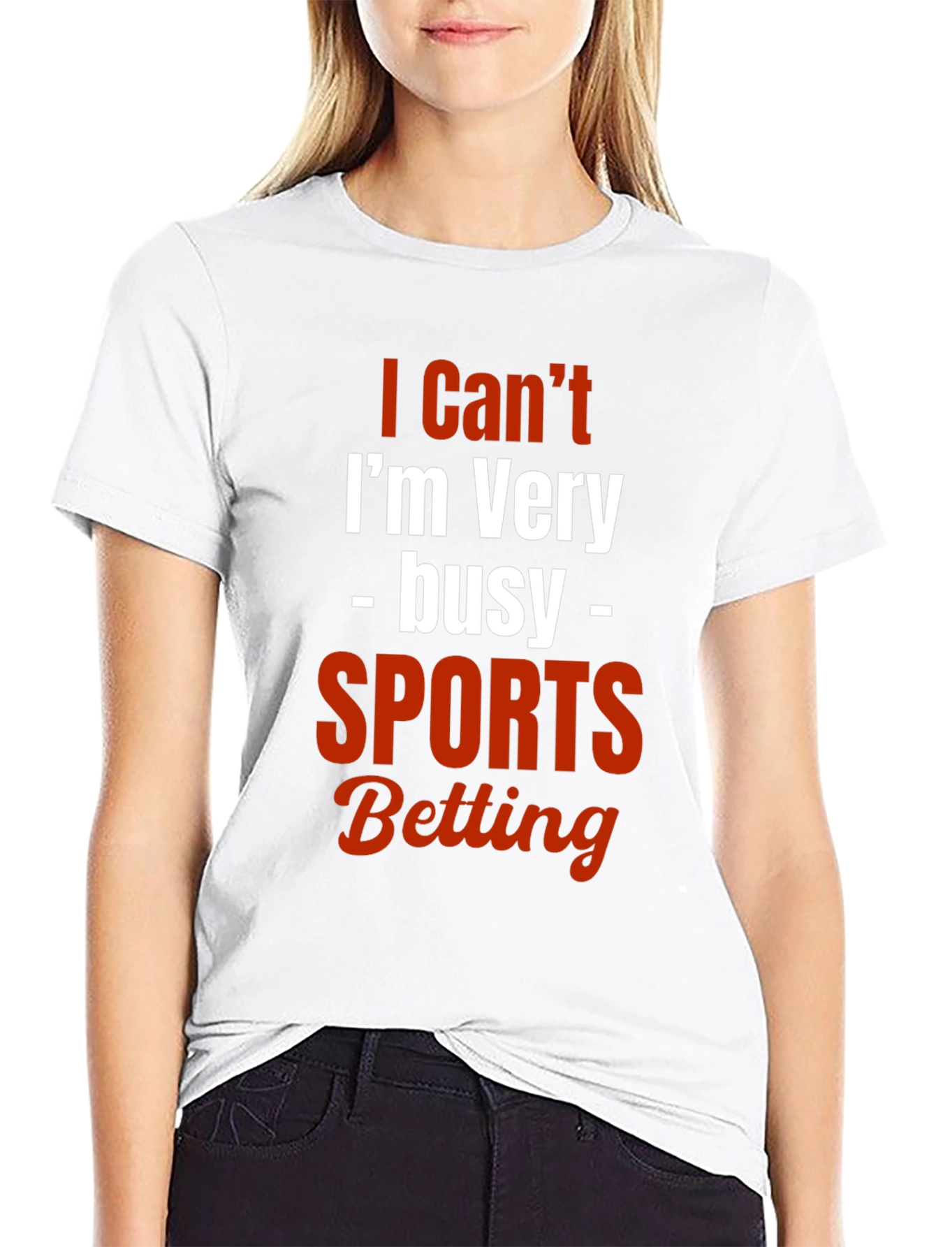 I Cant Im Very Busy Sports Betting T-Shirt