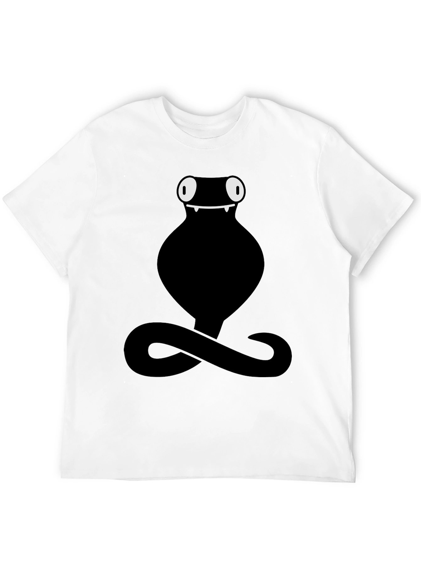 Black Snake Graphic Tee - Mens Cobra Design
