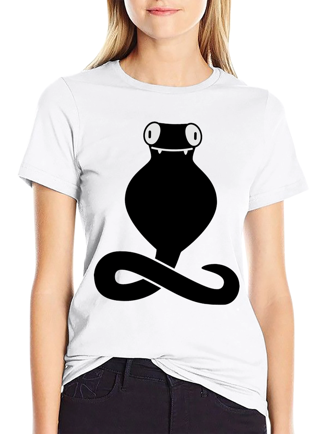 Black Snake Graphic Tee - Mens Cobra Design