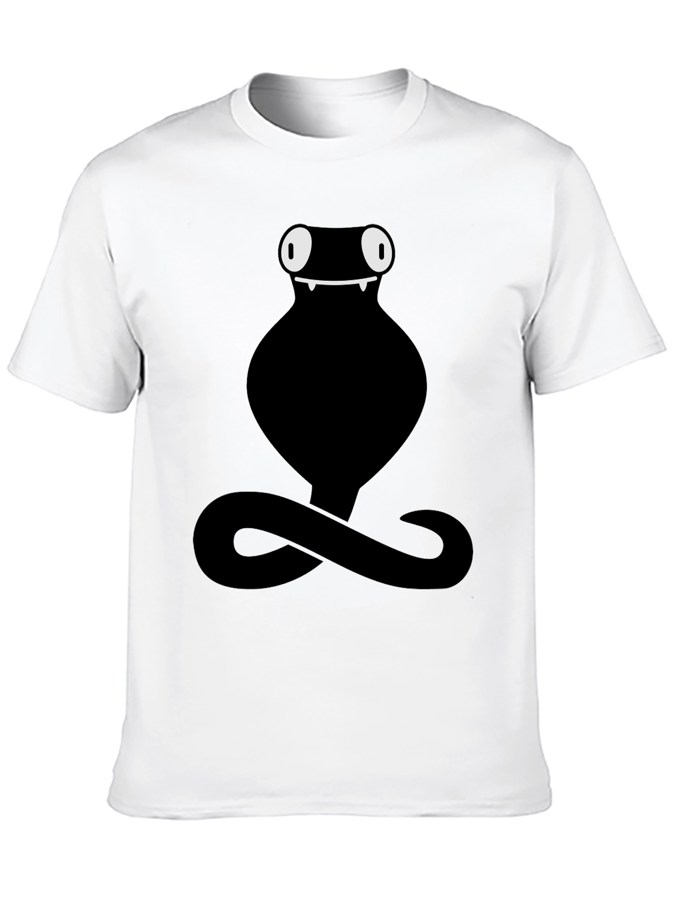 Black Snake Graphic Tee - Mens Cobra Design