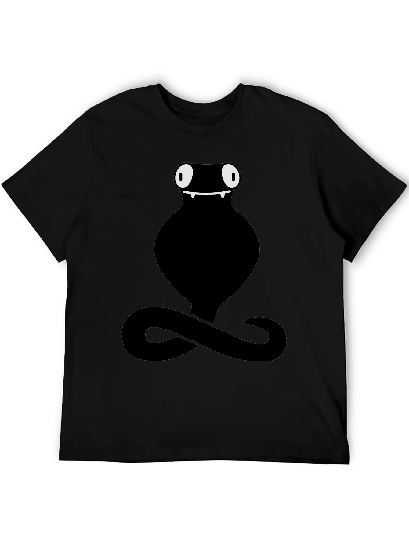 Black Snake Graphic Tee - Mens Cobra Design