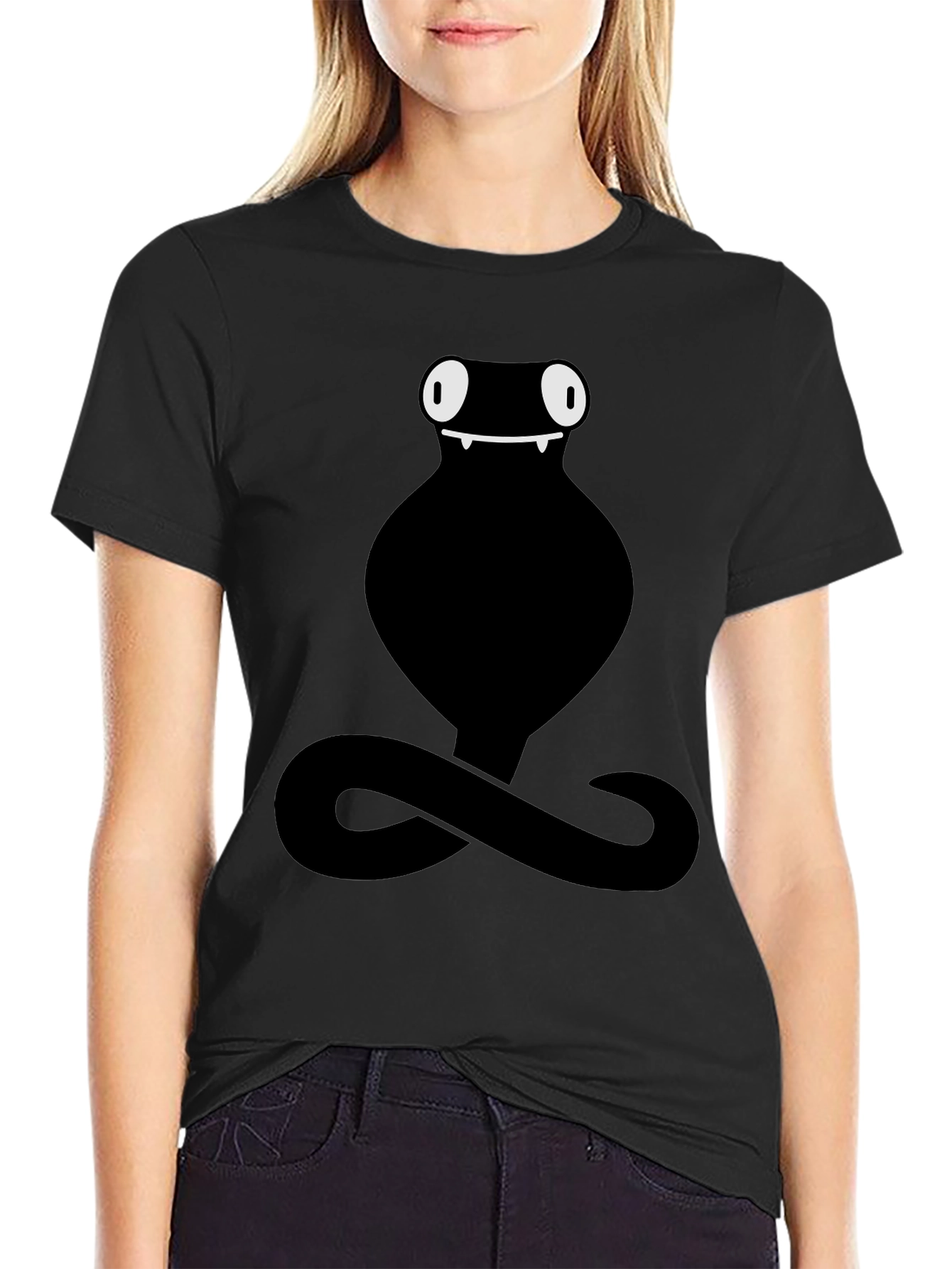 Black Snake Graphic Tee - Mens Cobra Design