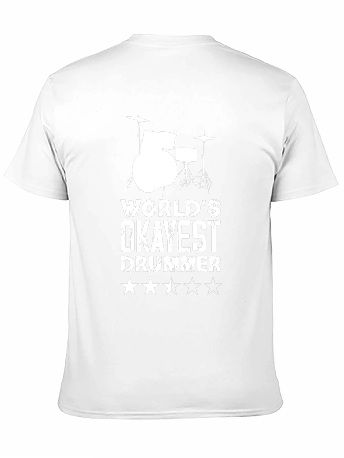 Okayest Drummer T-Shirt - Funny Musician Tee