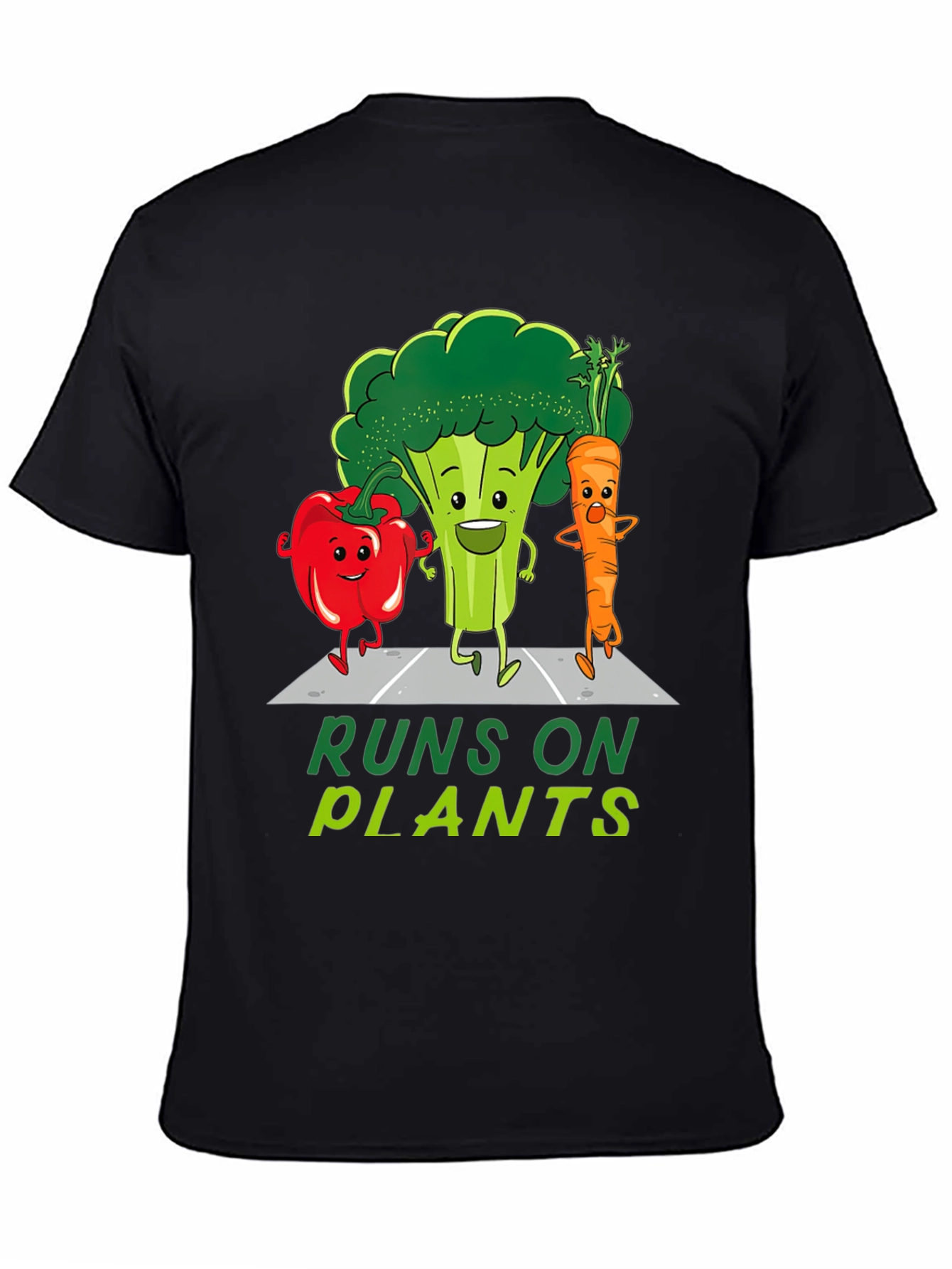 Runs on Plants Vegan T-Shirt