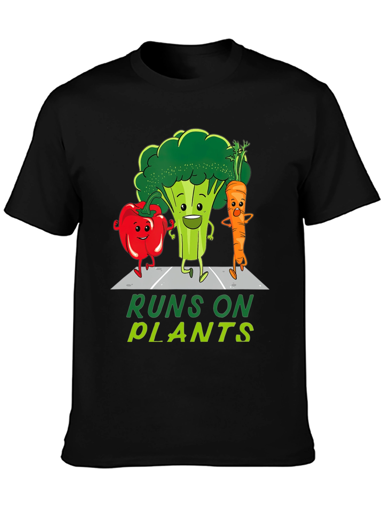 Runs on Plants Vegan T-Shirt
