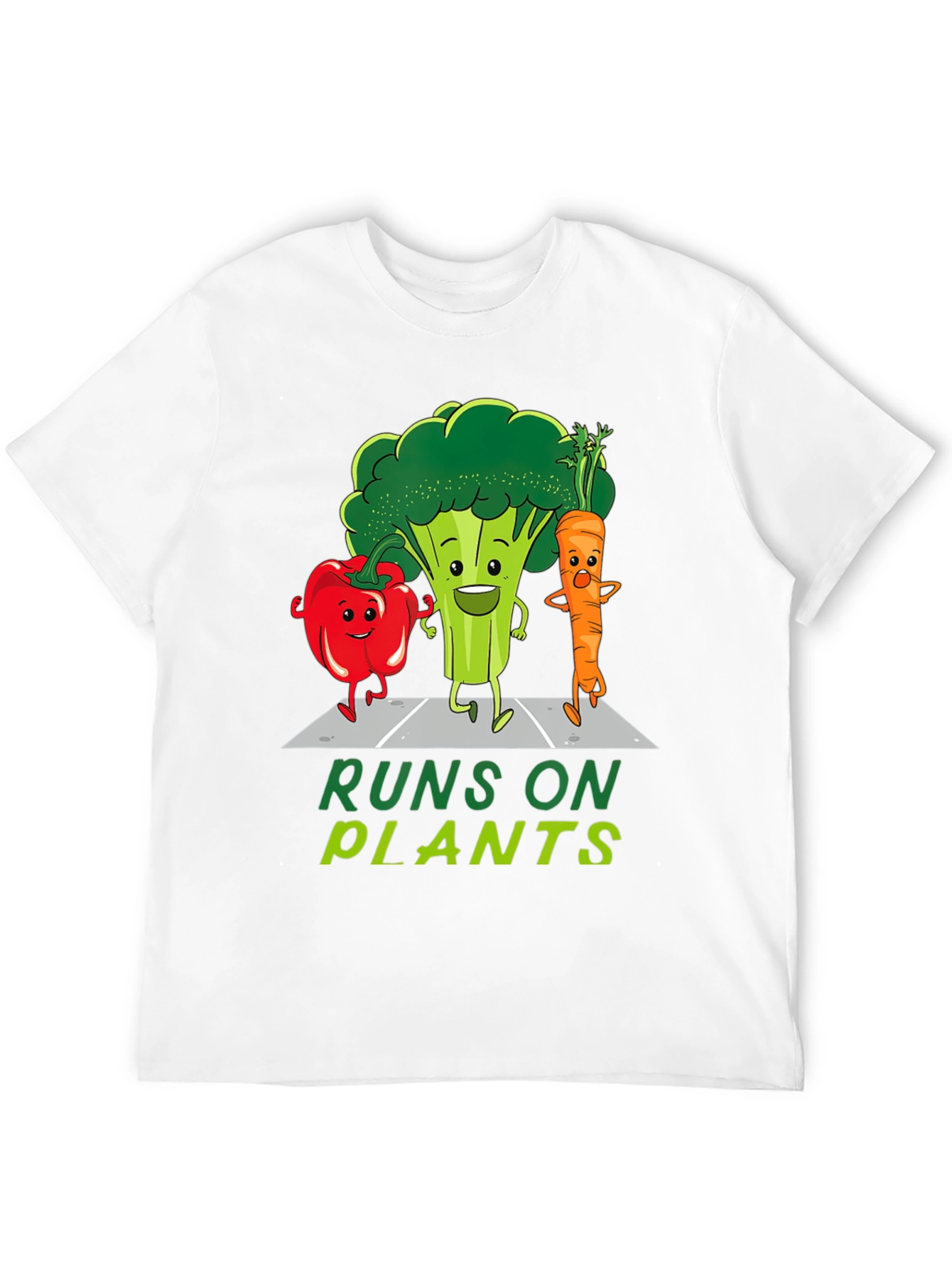 Runs on Plants Vegan T-Shirt