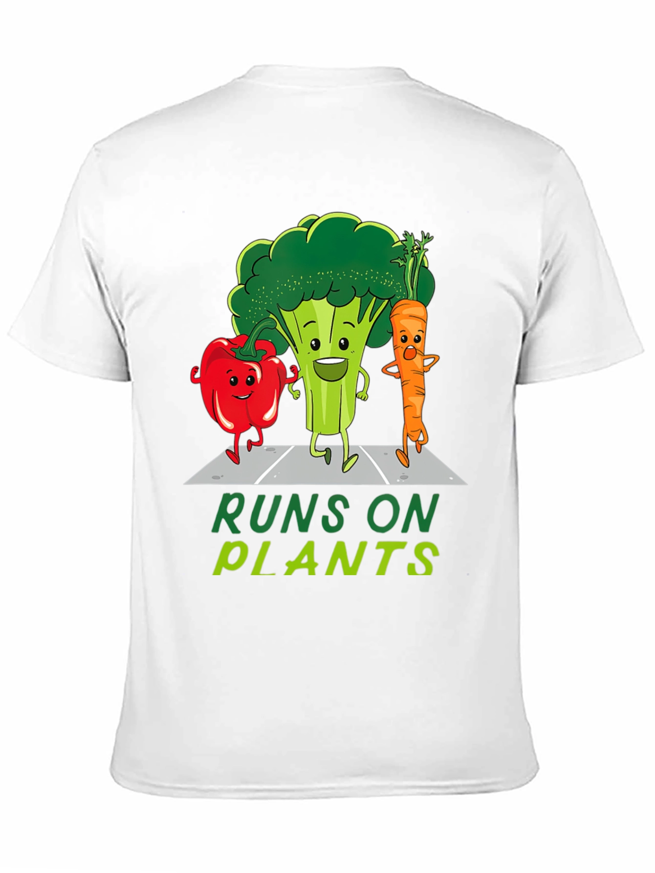 Runs on Plants Vegan T-Shirt