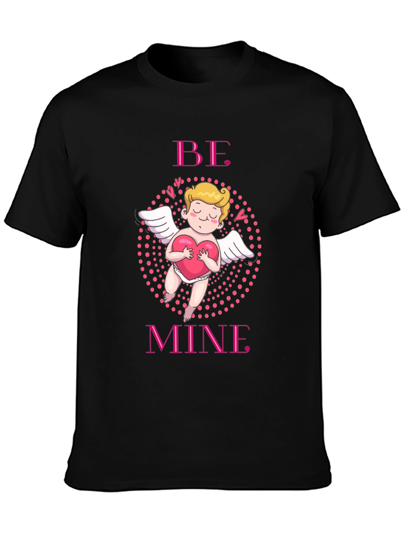 Be Mine Cupid Graphic Tee Valentines Day