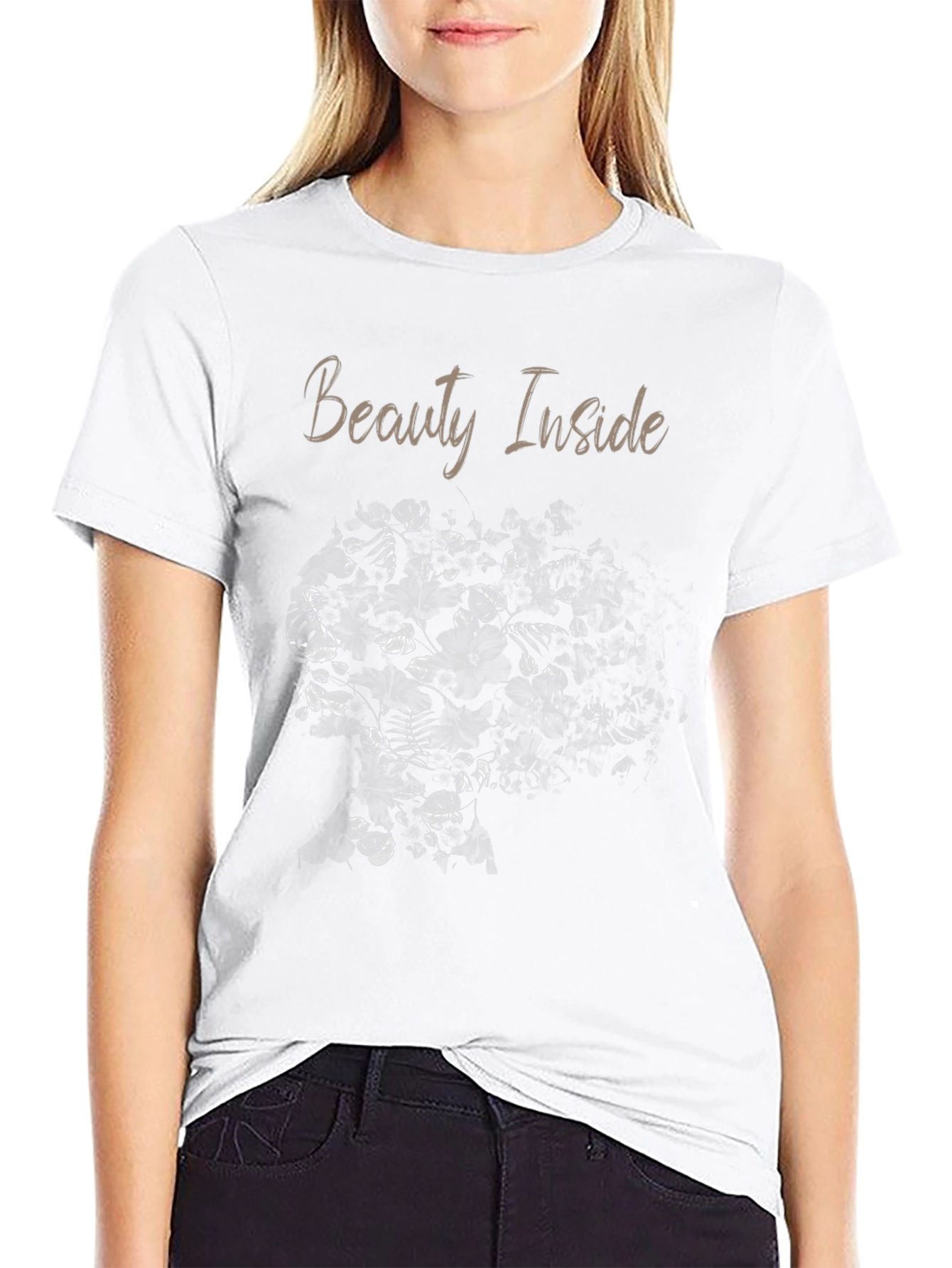Beauty Inside Floral T-Shirt