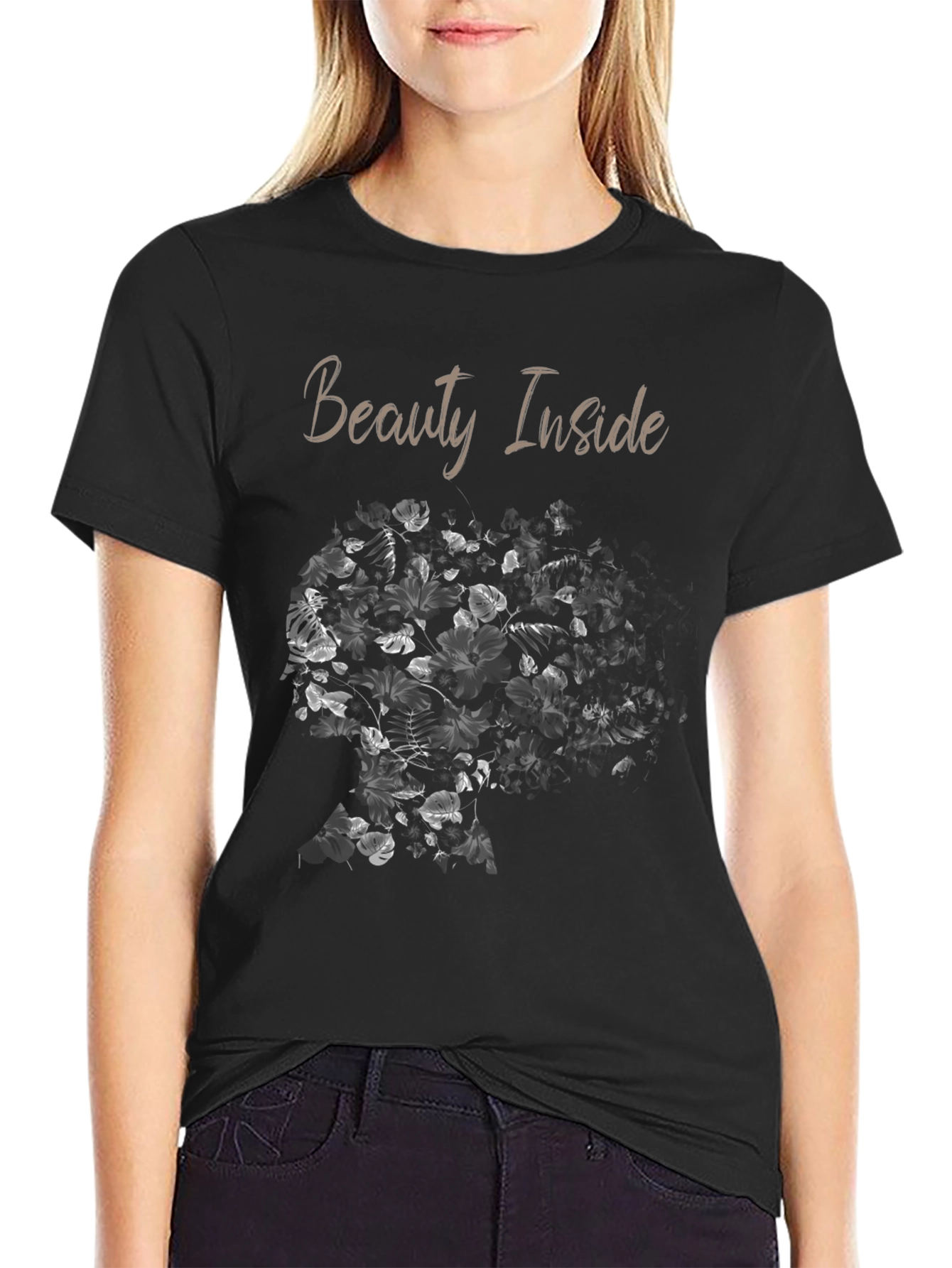 Beauty Inside Floral T-Shirt