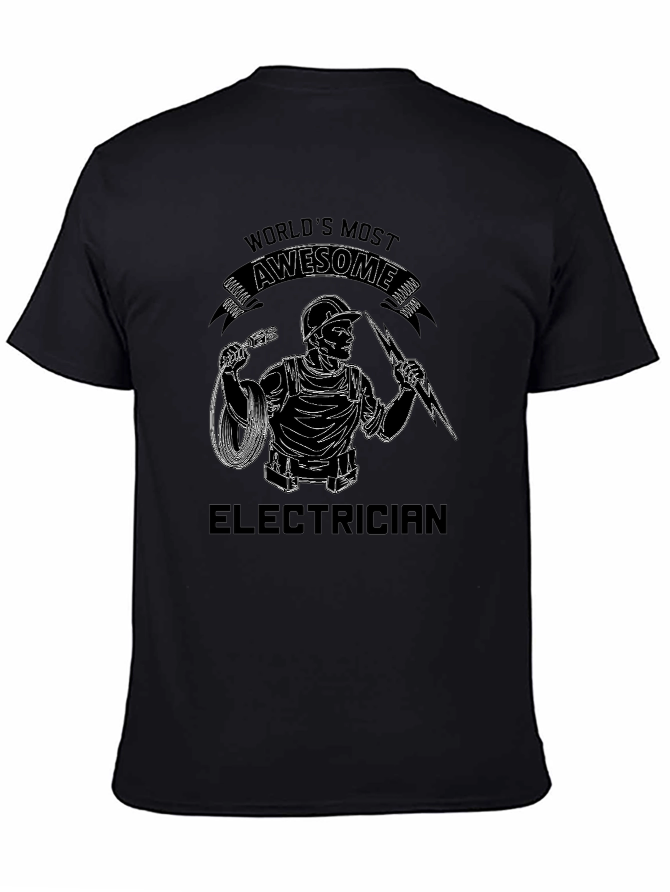 Worlds Most Awesome Electrician T-Shirt
