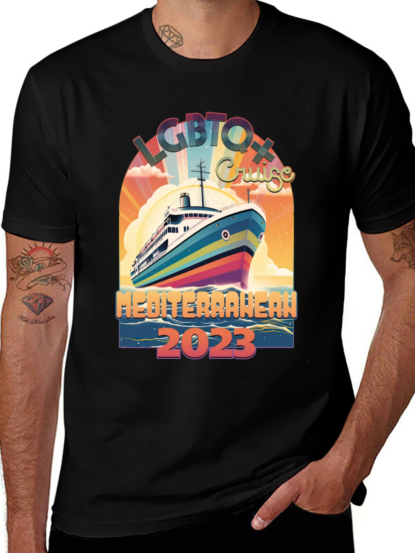 LGBTQ+ Mediterranean Cruise 2023 T-Shirt
