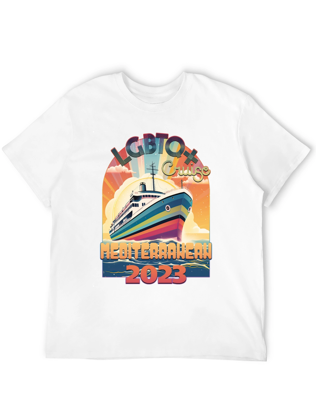 LGBTQ+ Mediterranean Cruise 2023 T-Shirt