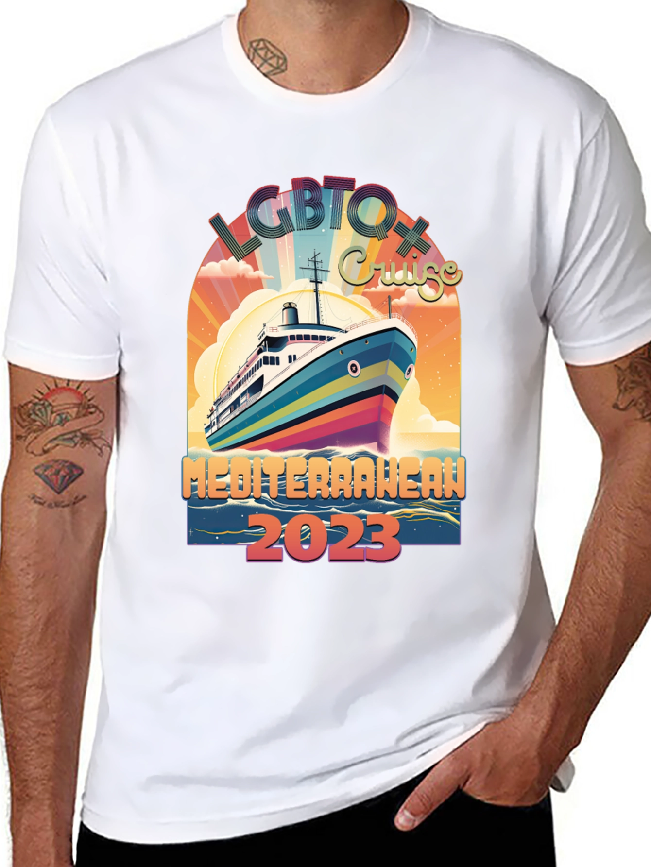 LGBTQ+ Mediterranean Cruise 2023 T-Shirt