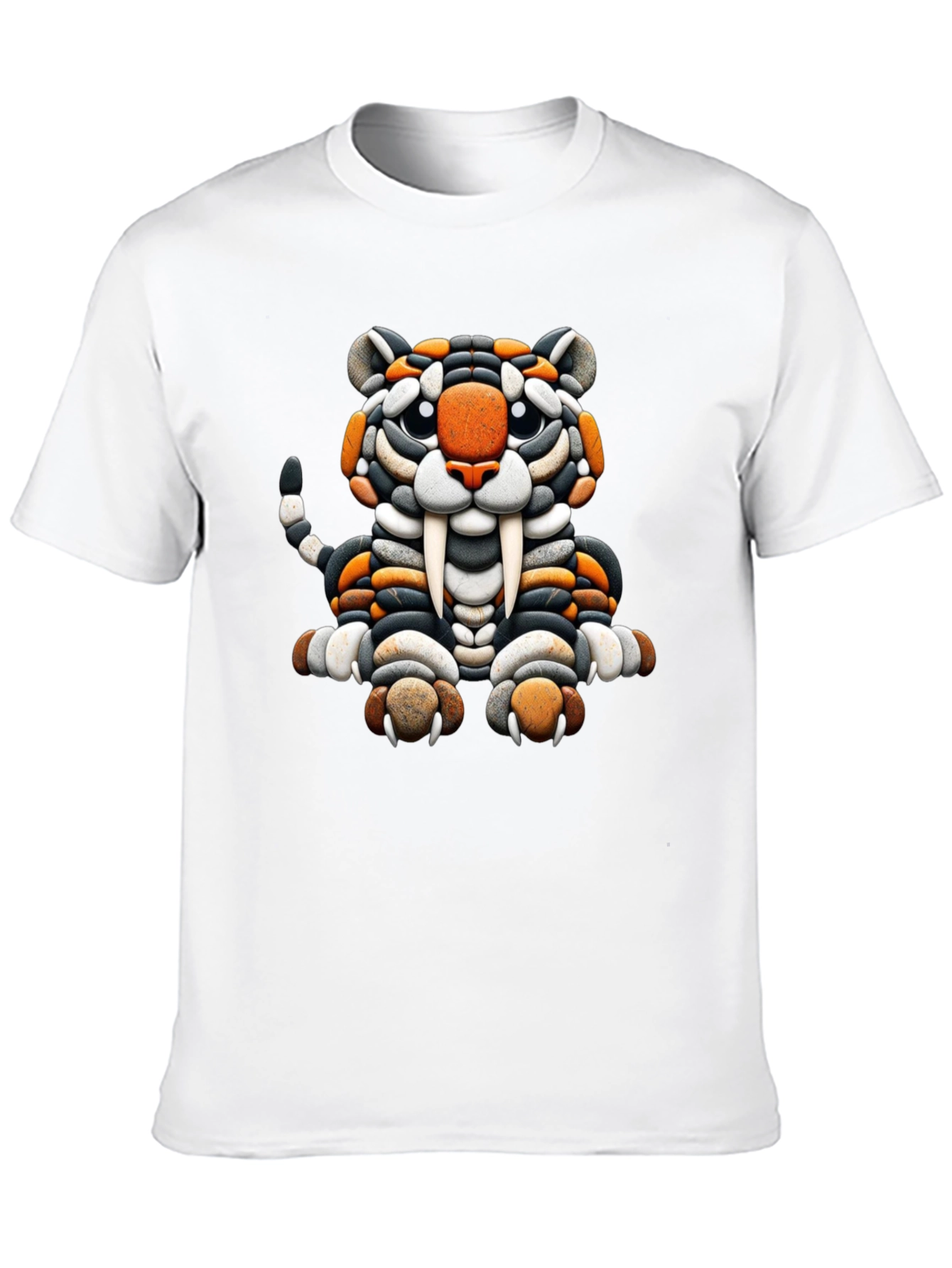 Stone Tiger Graphic Tee - Cool Unique Design
