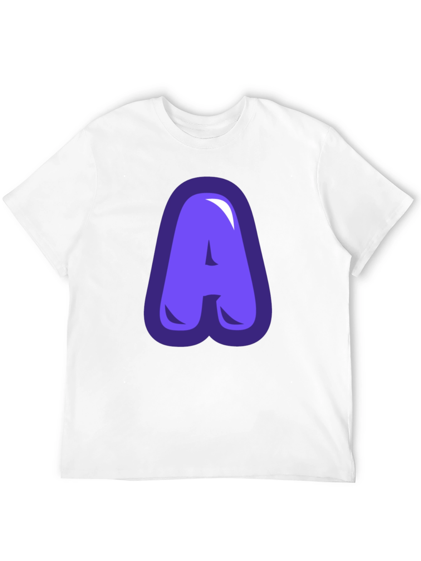 Bold A Graphic Tee - Stylish Black T-Shirt