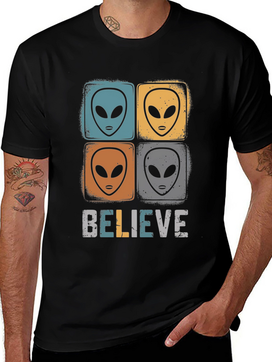 Believe Alien Graphic T-Shirt