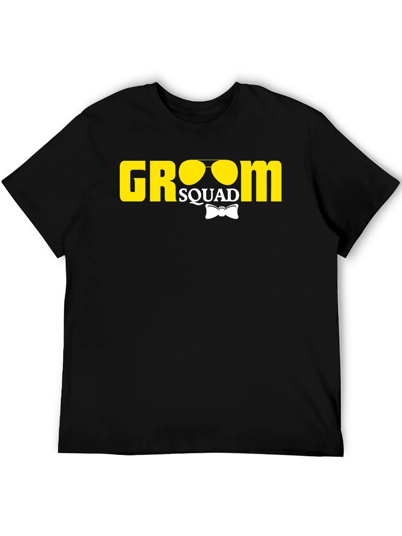 Groom Squad T-Shirt - Black Wedding Party Tee