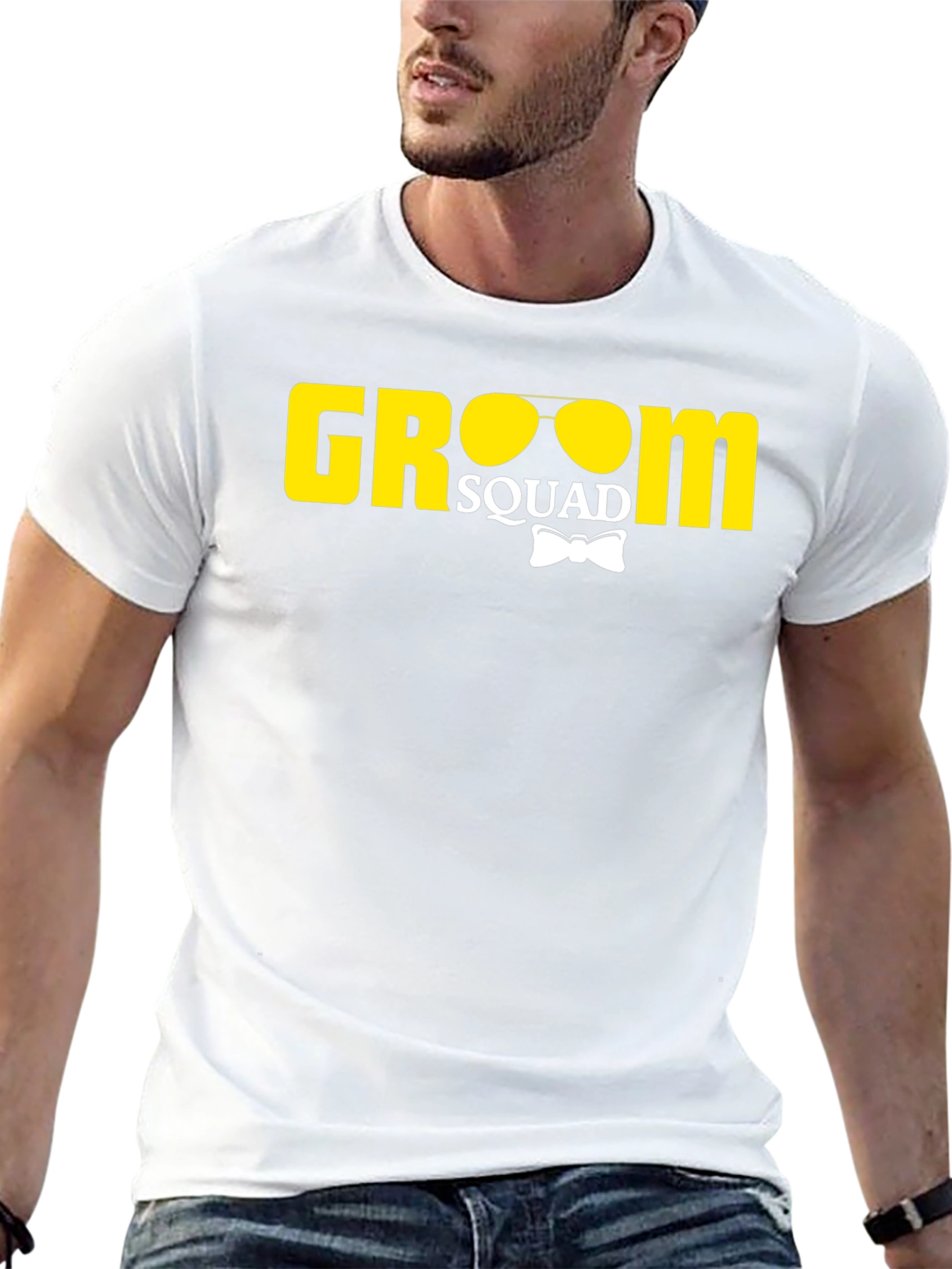 Groom Squad T-Shirt - Black Wedding Party Tee