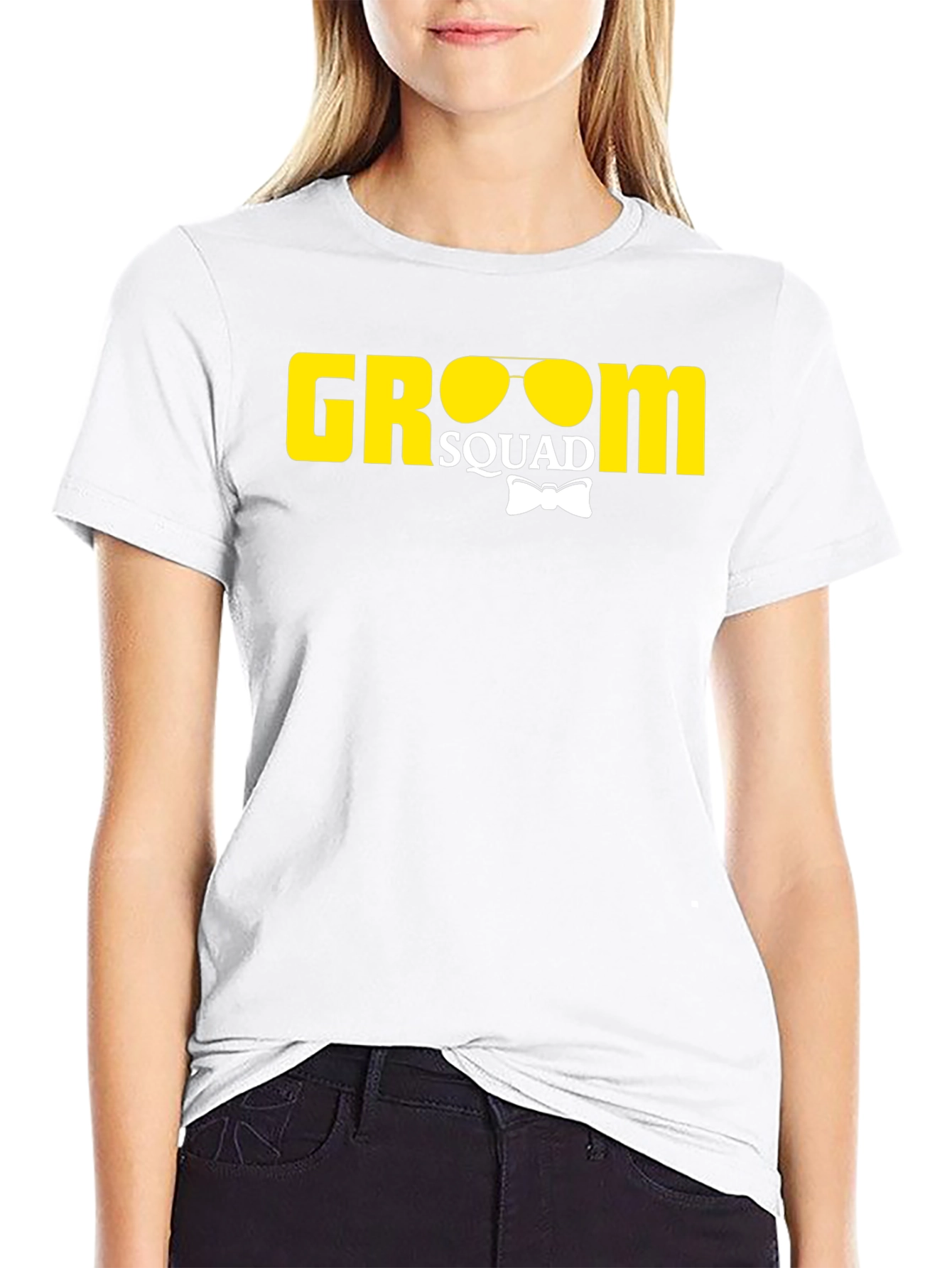 Groom Squad T-Shirt - Black Wedding Party Tee