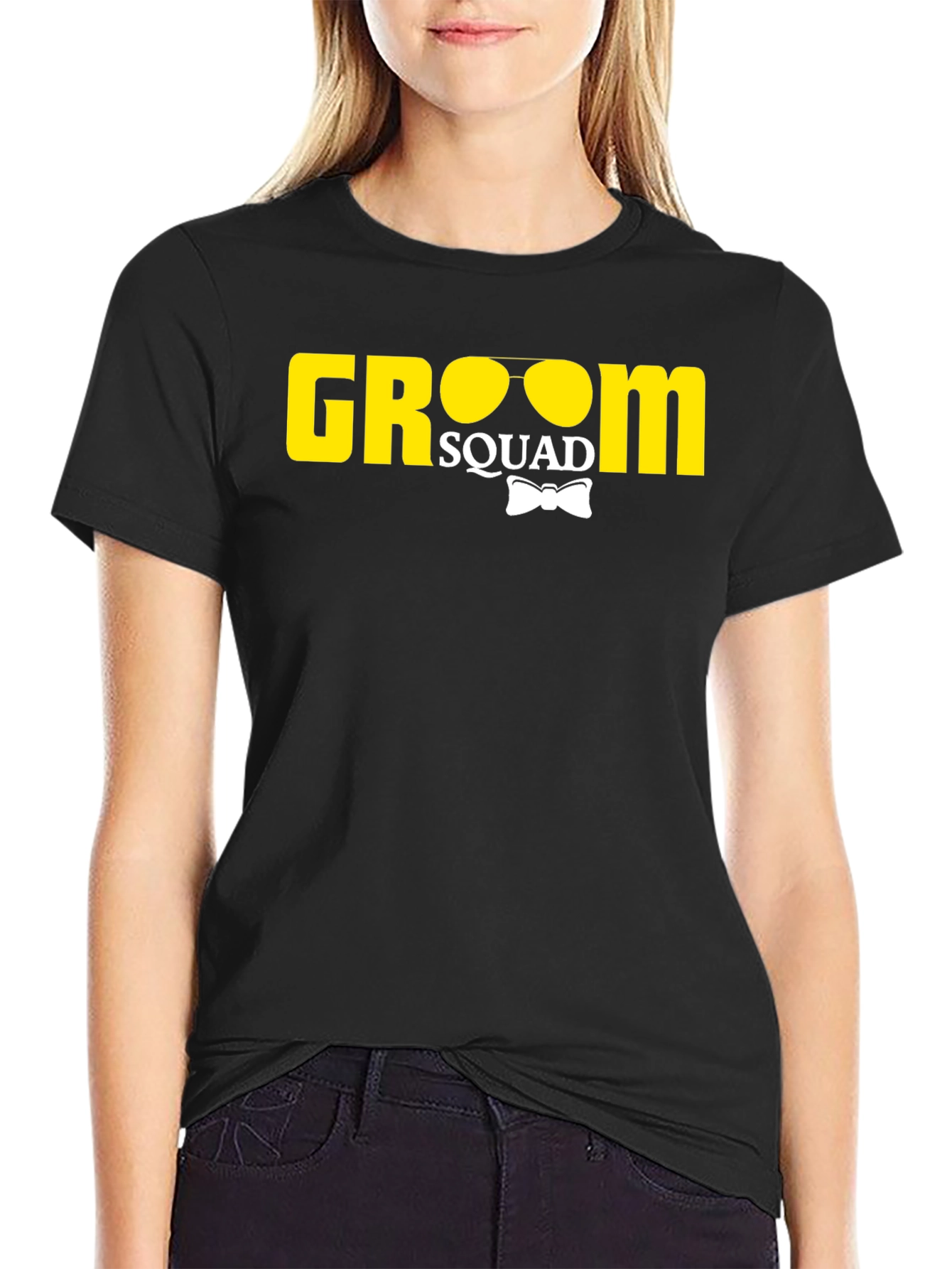 Groom Squad T-Shirt - Black Wedding Party Tee