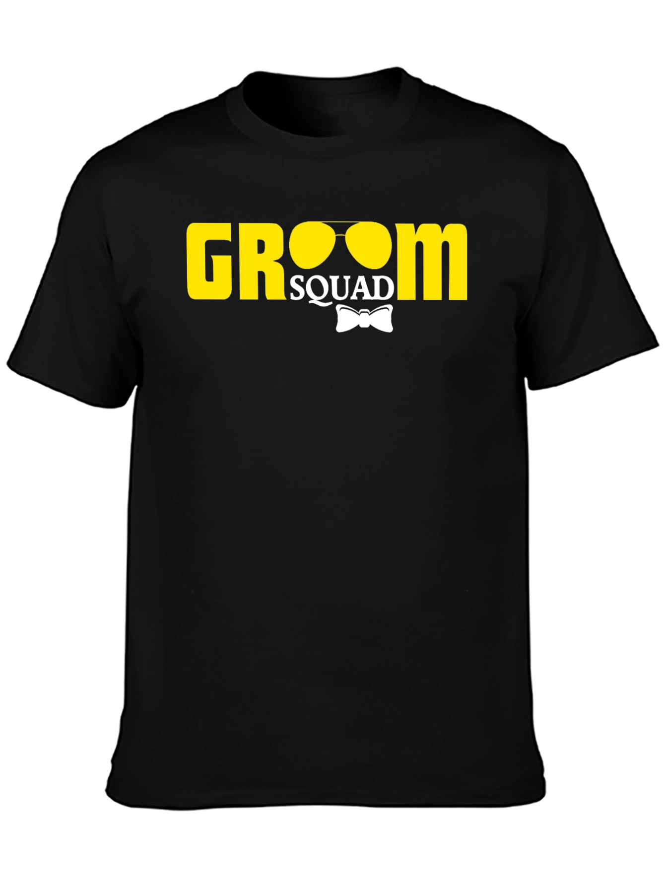 Groom Squad T-Shirt - Black Wedding Party Tee