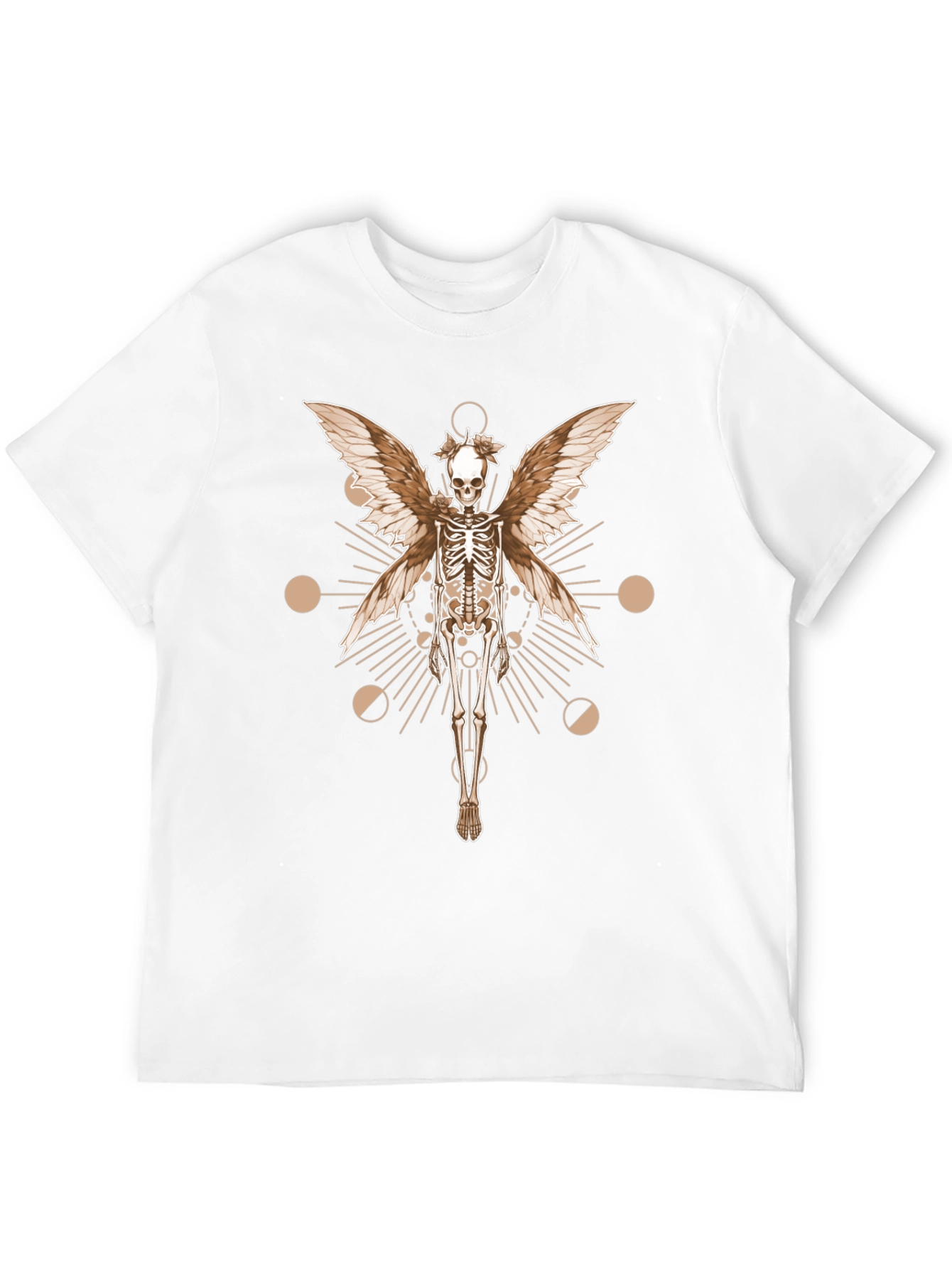 Skeleton Fairy Wings Graphic Tee