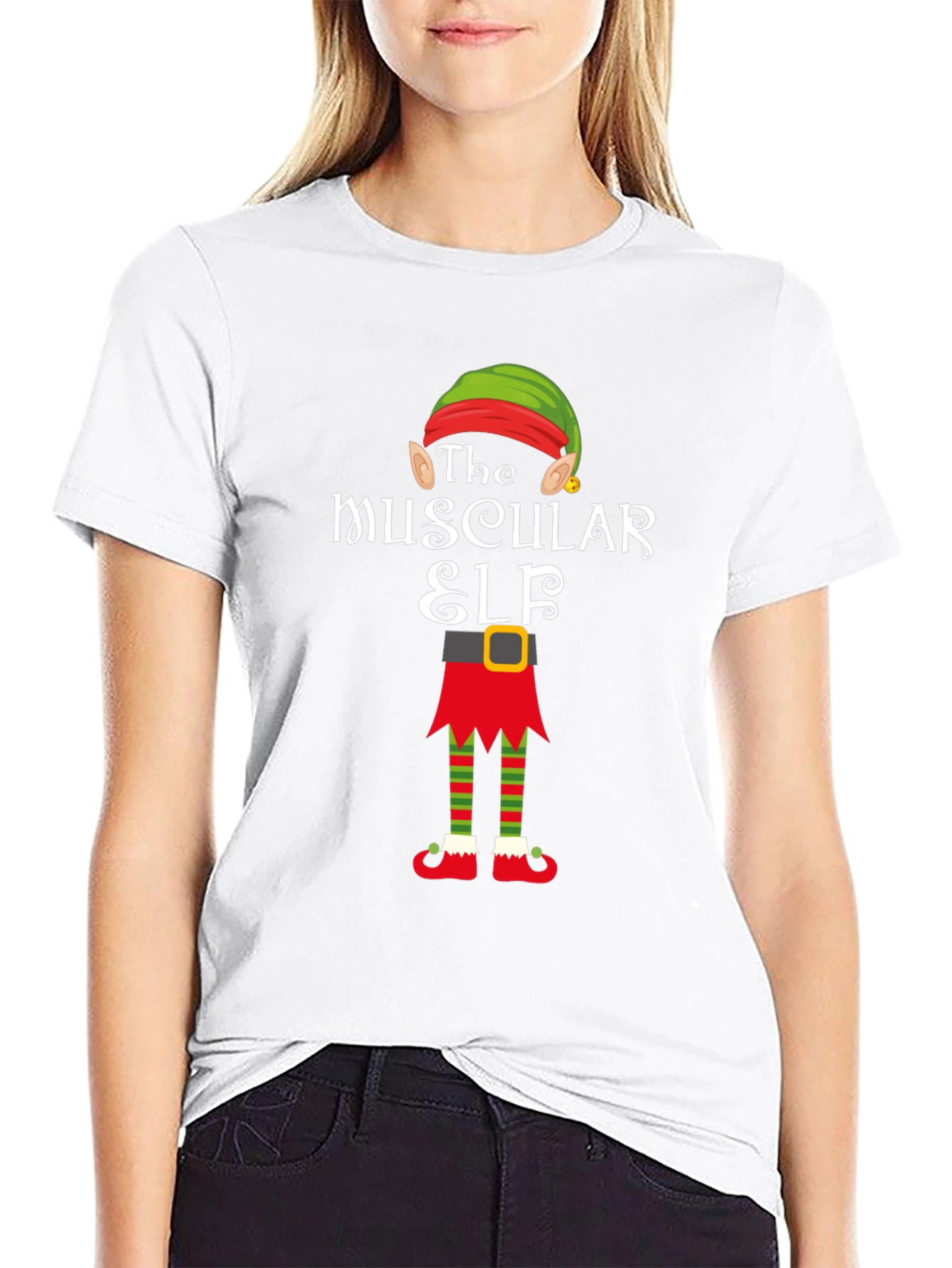 The Muscular Elf Graphic Tee Shirt