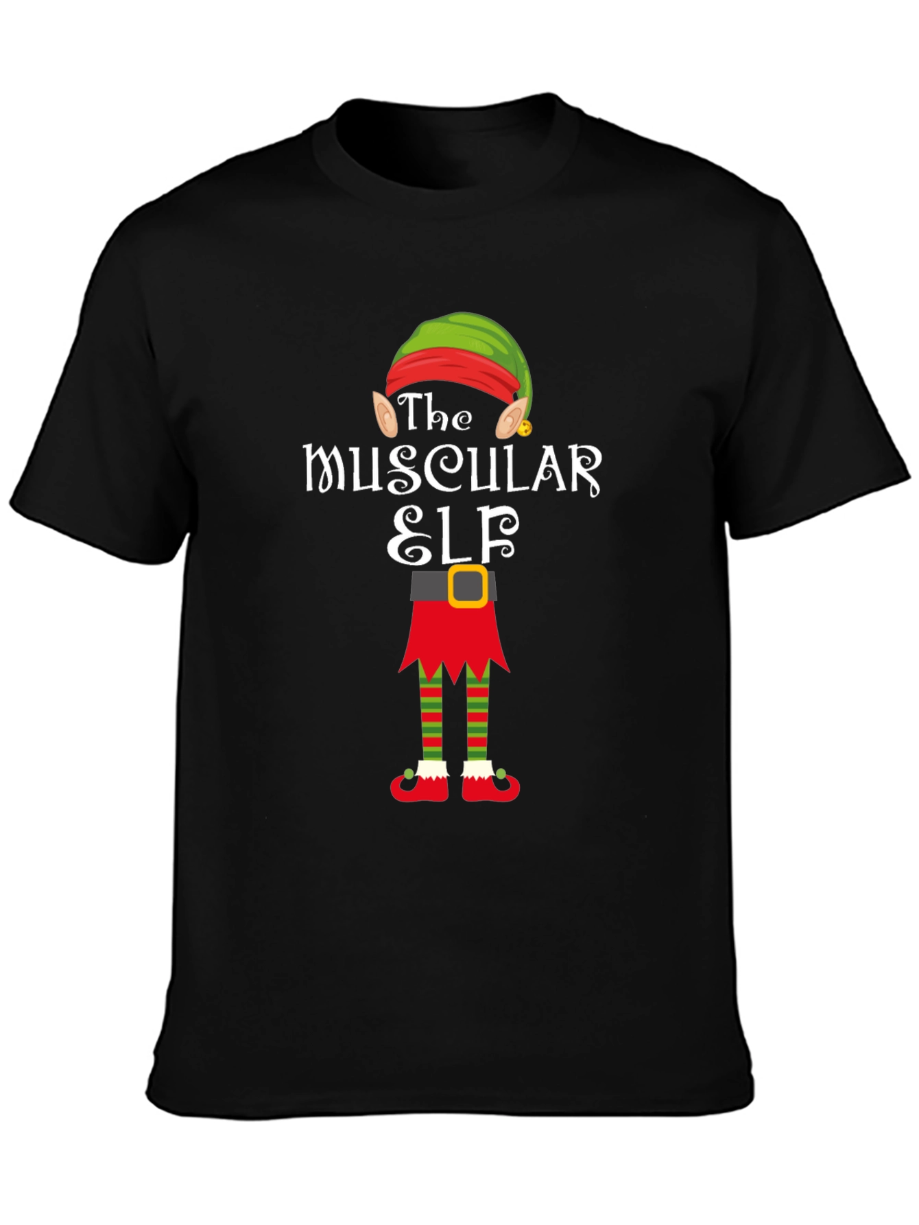 The Muscular Elf Graphic Tee Shirt