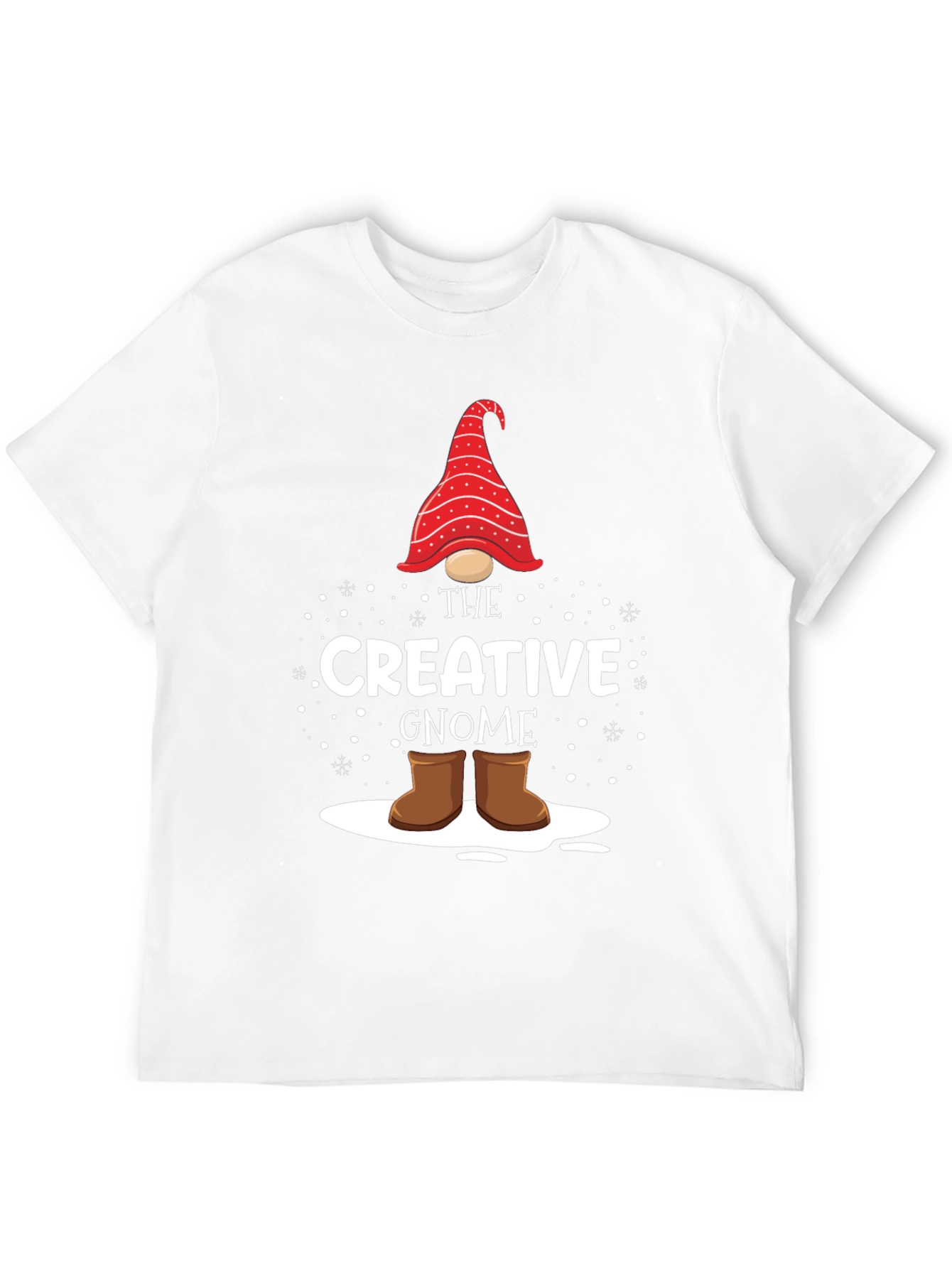 Creative Gnome Black Graphic Tee