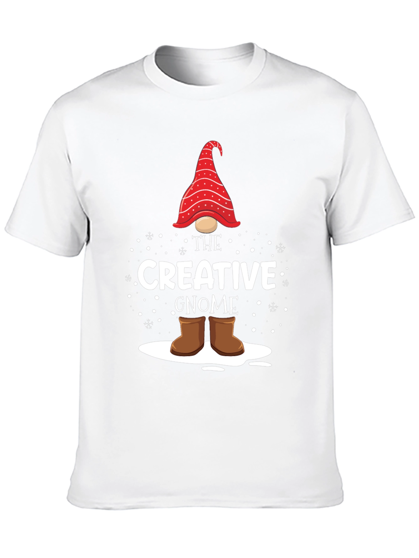 Creative Gnome Black Graphic Tee