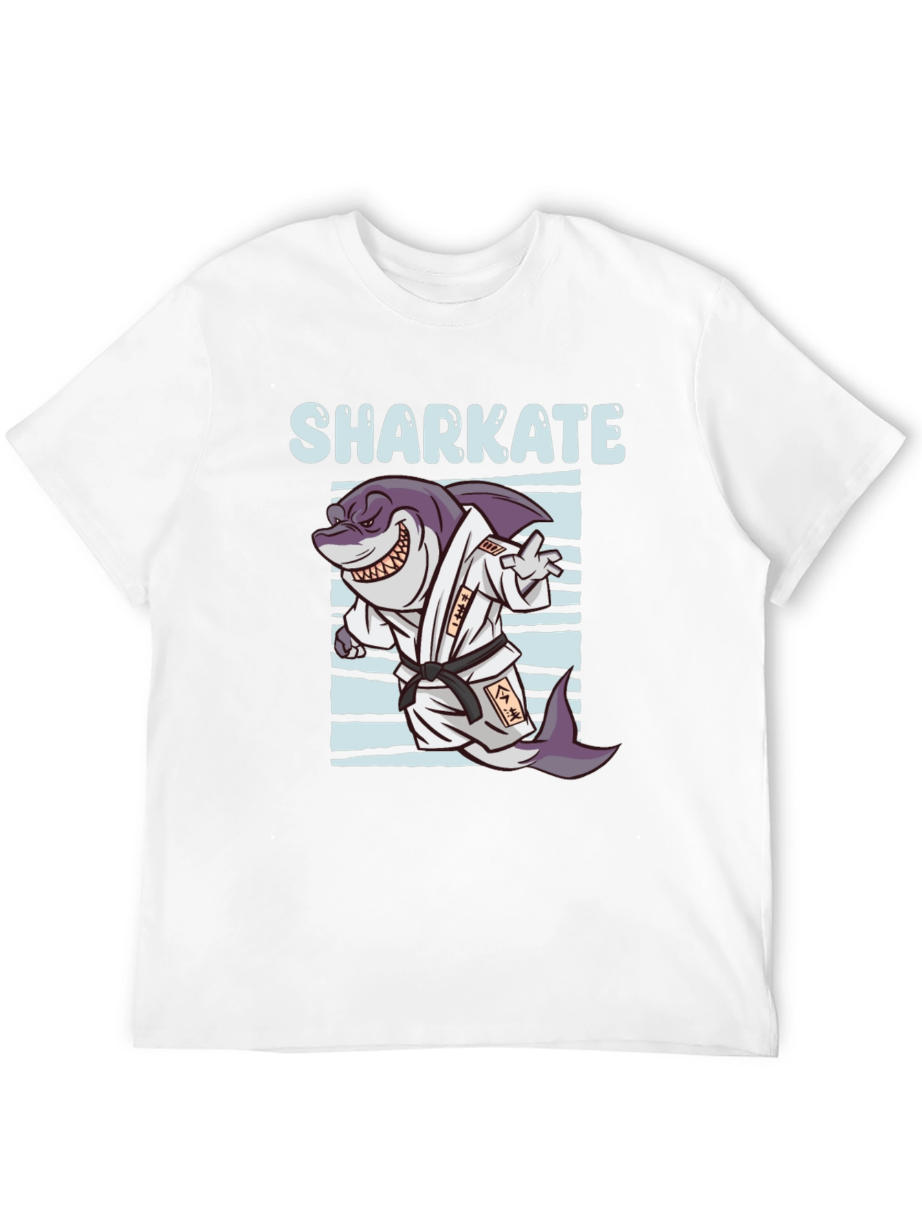 Shark Karate Graphic Tee - Black