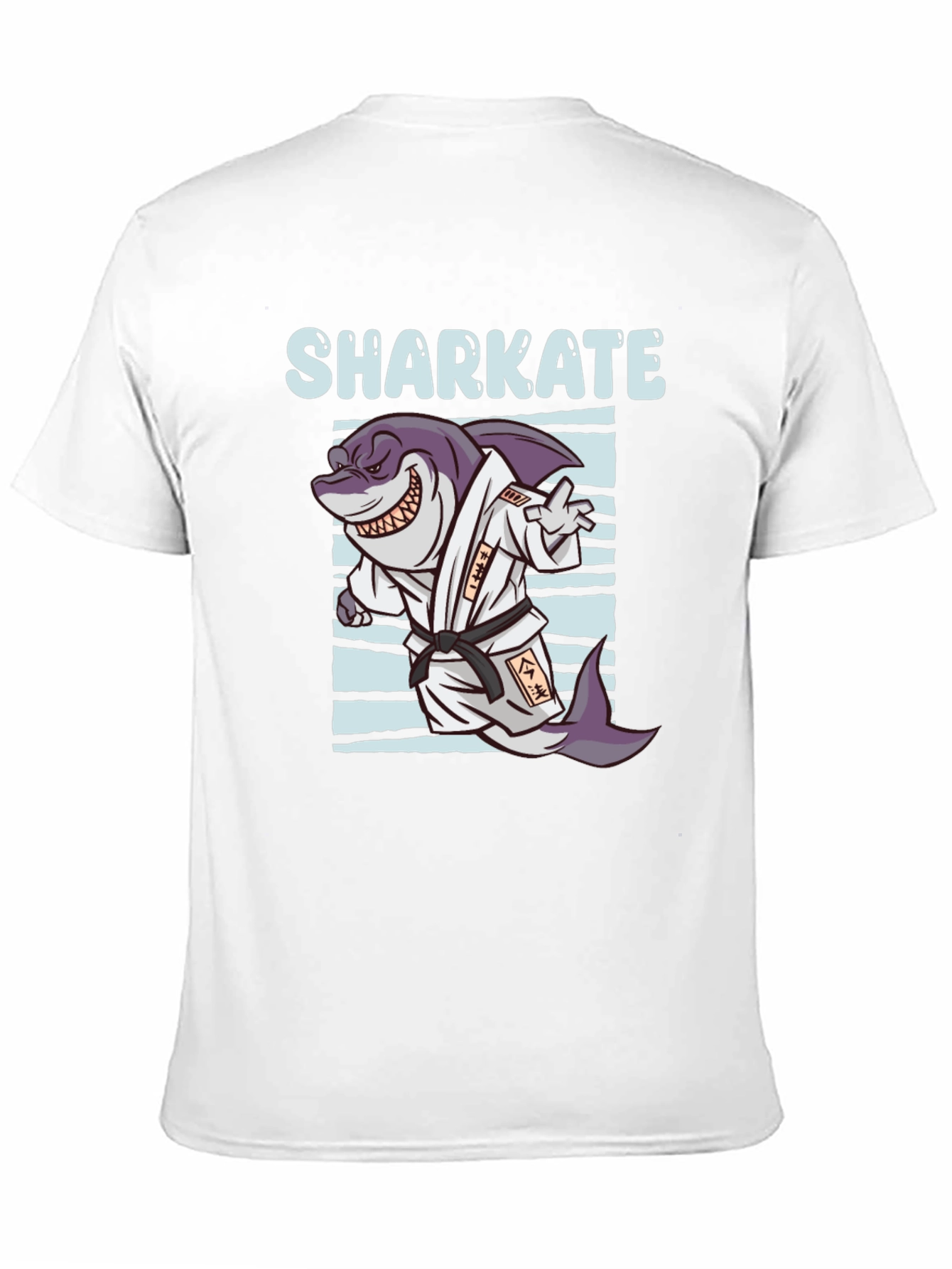 Shark Karate Graphic Tee - Black