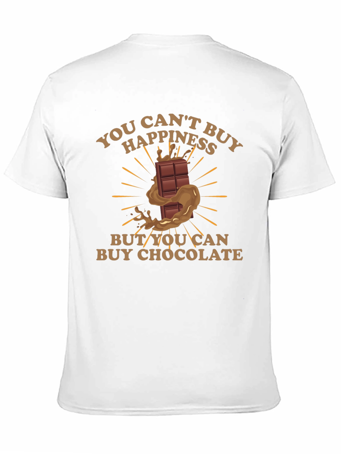 Chocolate Happiness T-Shirt - Funny Graphic Tee