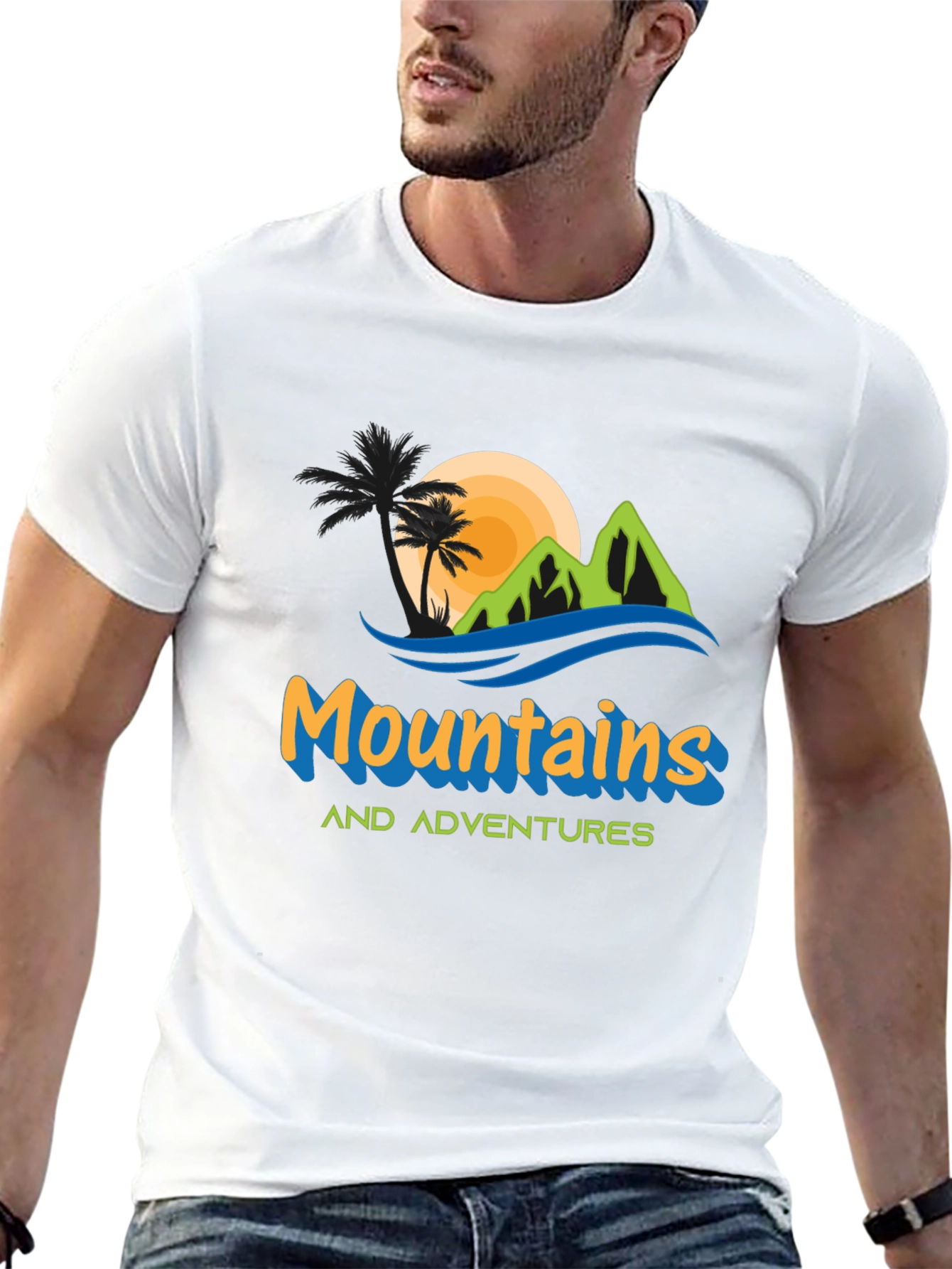 Mountains & Adventures Graphic Tee