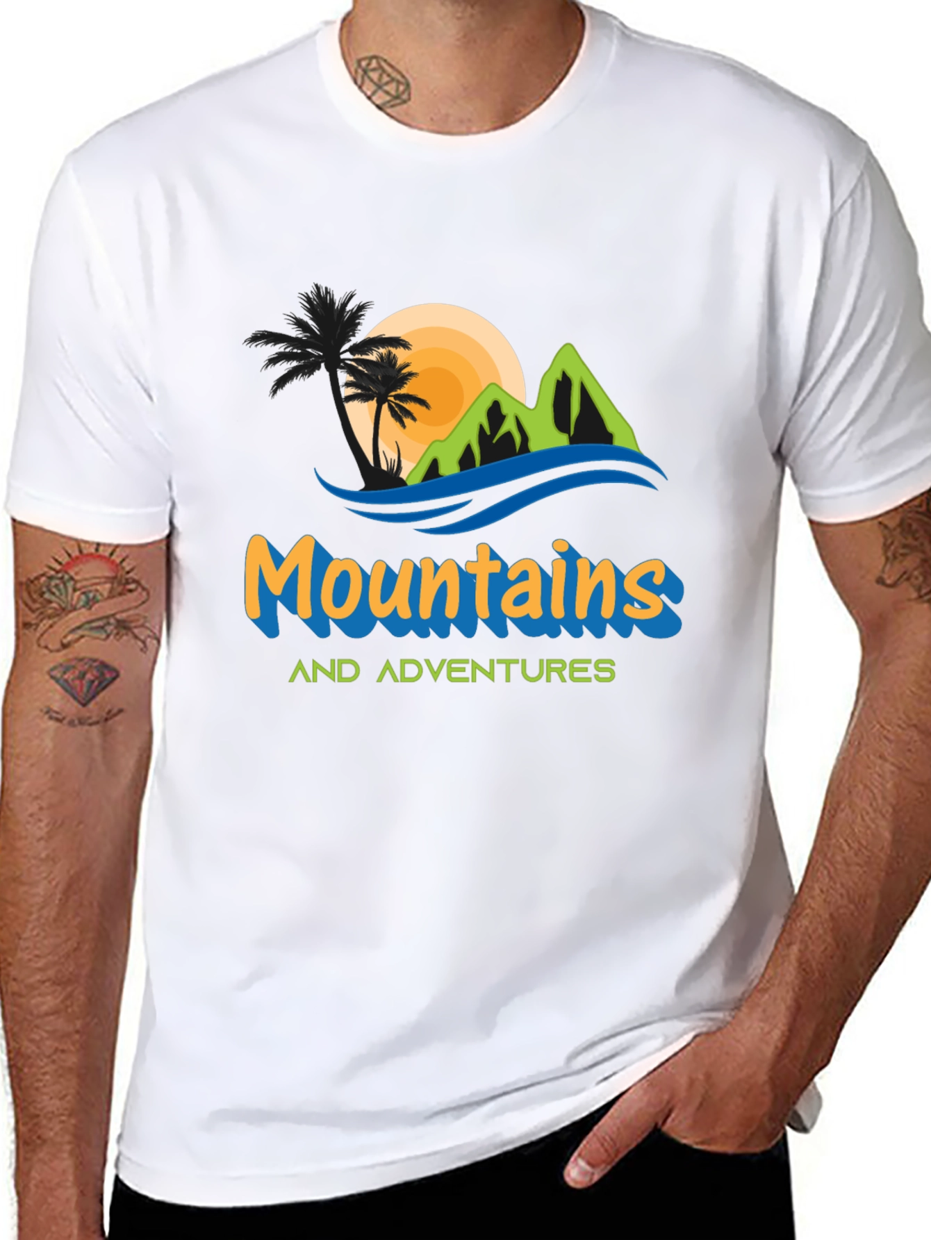 Mountains & Adventures Graphic Tee
