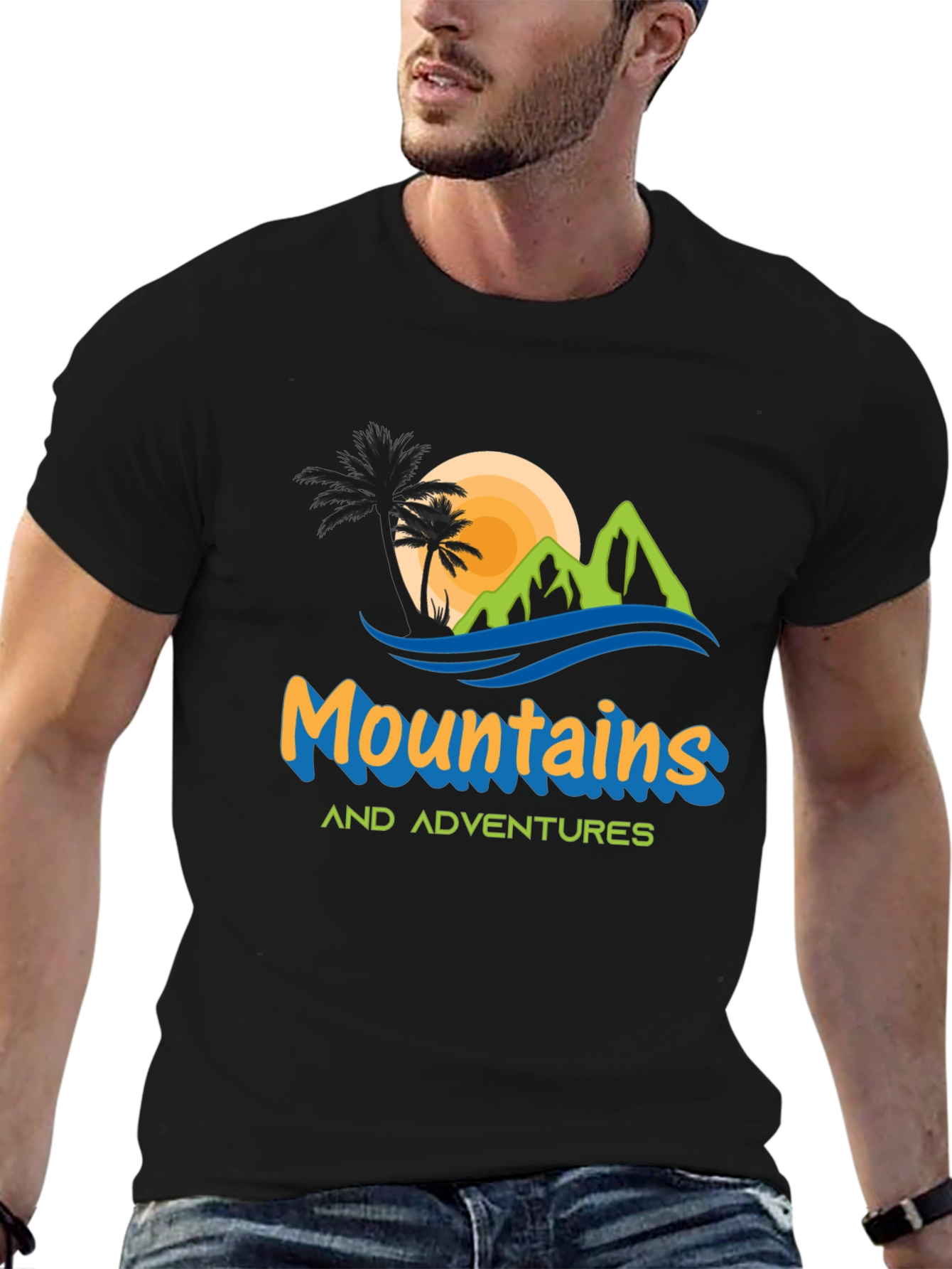Mountains & Adventures Graphic Tee