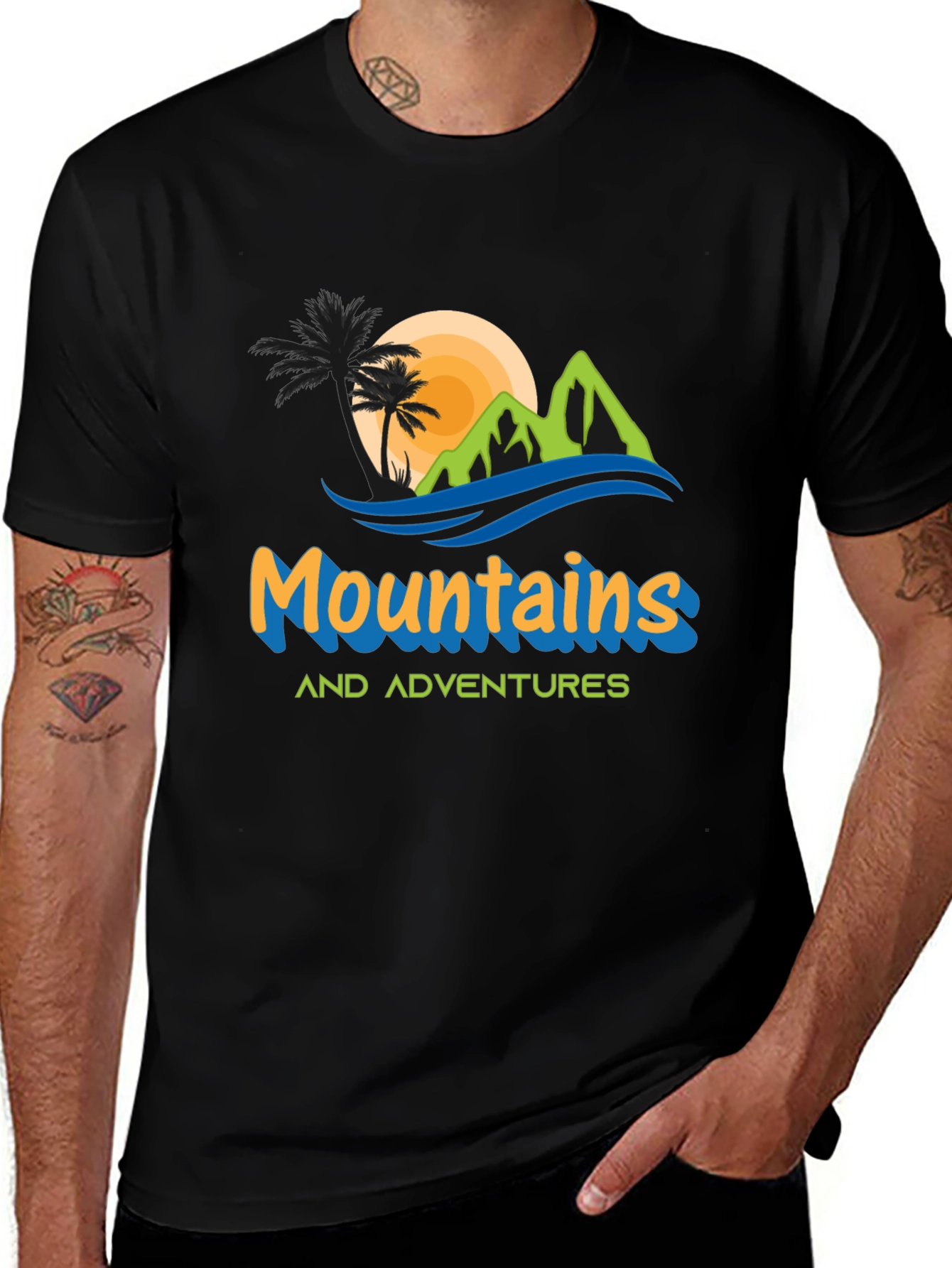 Mountains & Adventures Graphic Tee