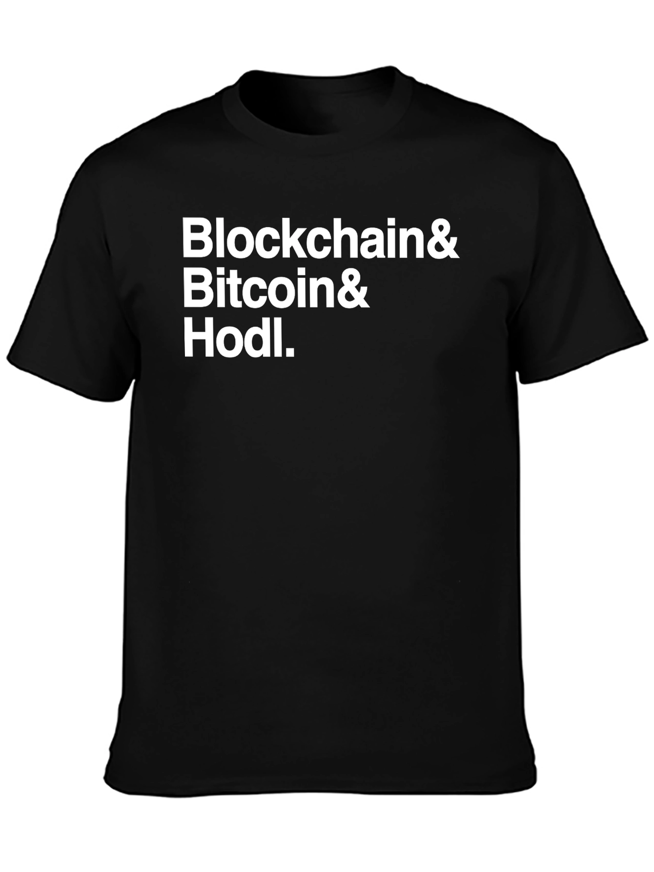 Blockchain Bitcoin & Hodl T-Shirt