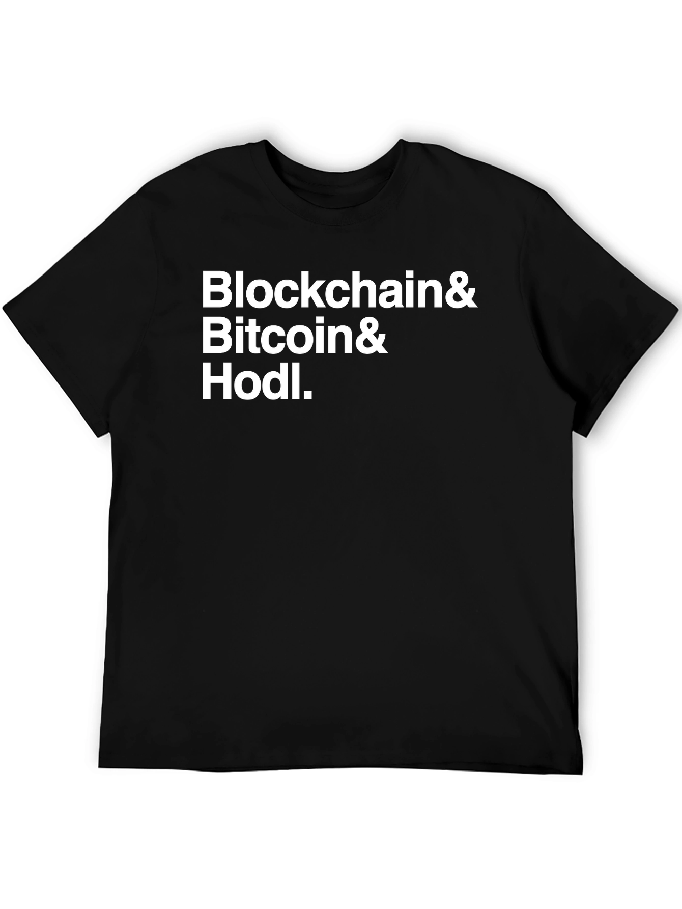 Blockchain Bitcoin & Hodl T-Shirt