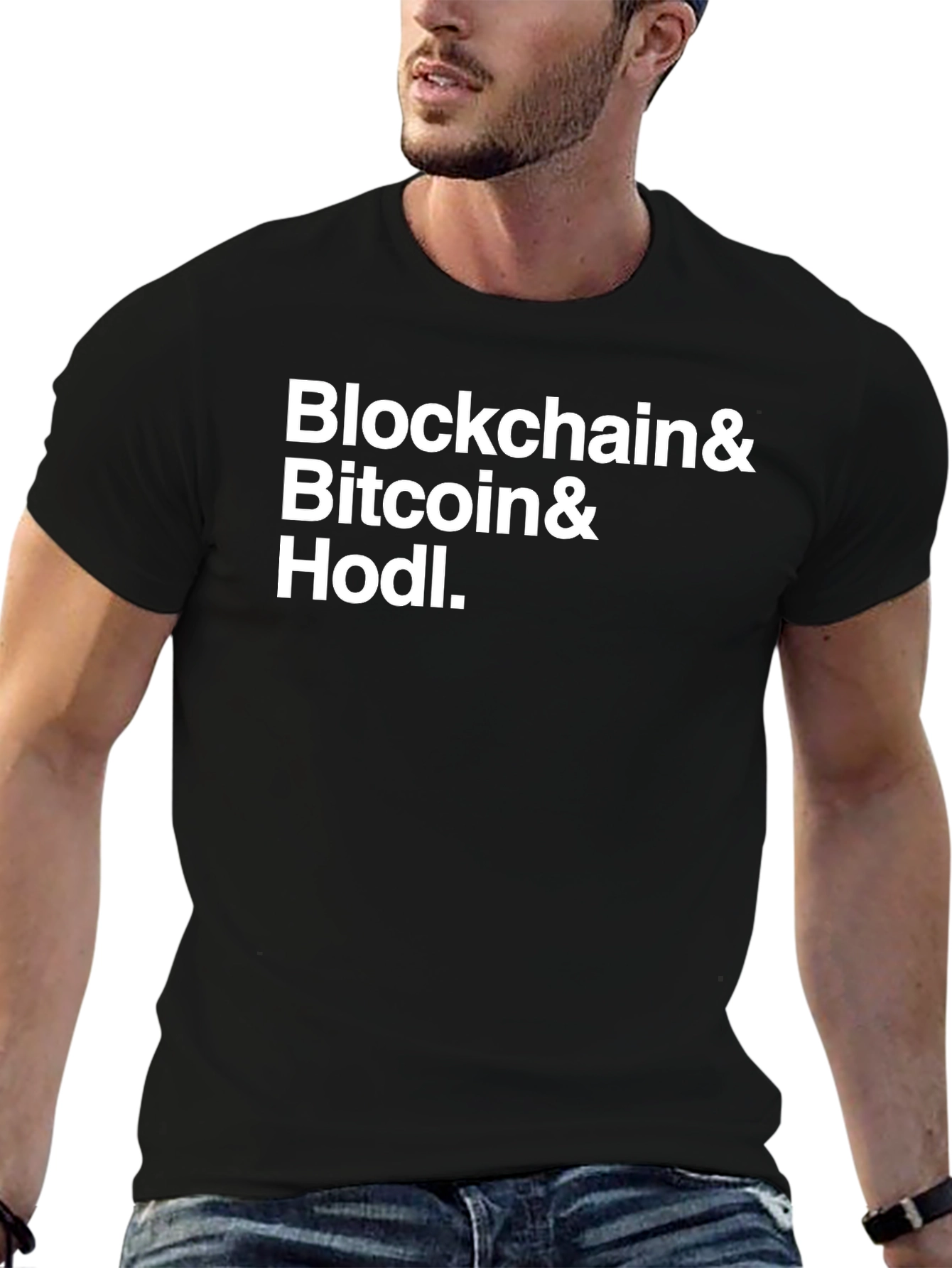 Blockchain Bitcoin & Hodl T-Shirt