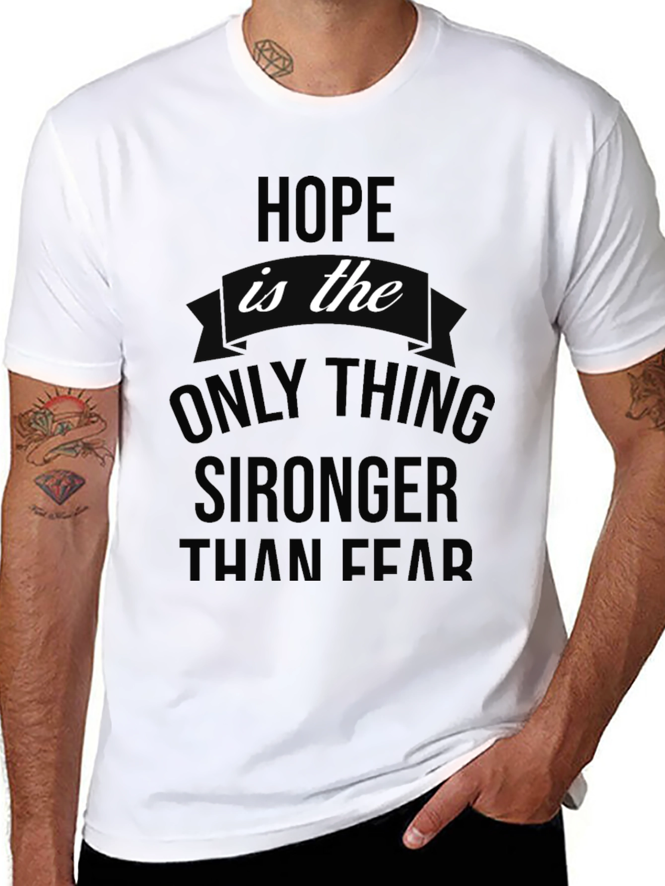 Hope is Stronger Than Fear Graphic Tee