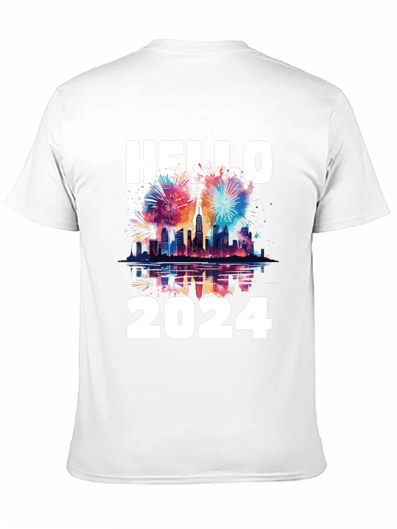 Hello 2024 T-Shirt - New Year Celebration