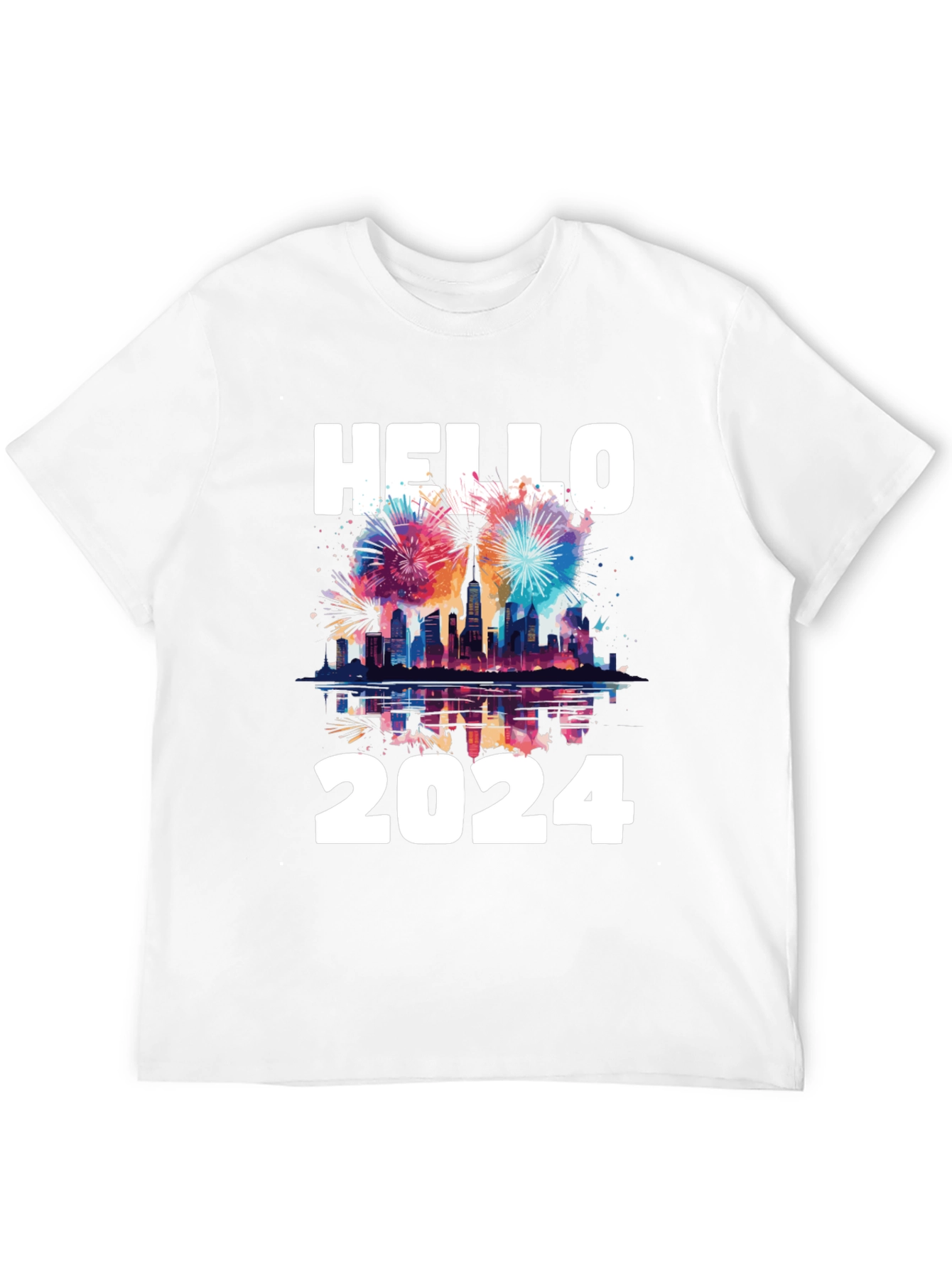 Hello 2024 T-Shirt - New Year Celebration