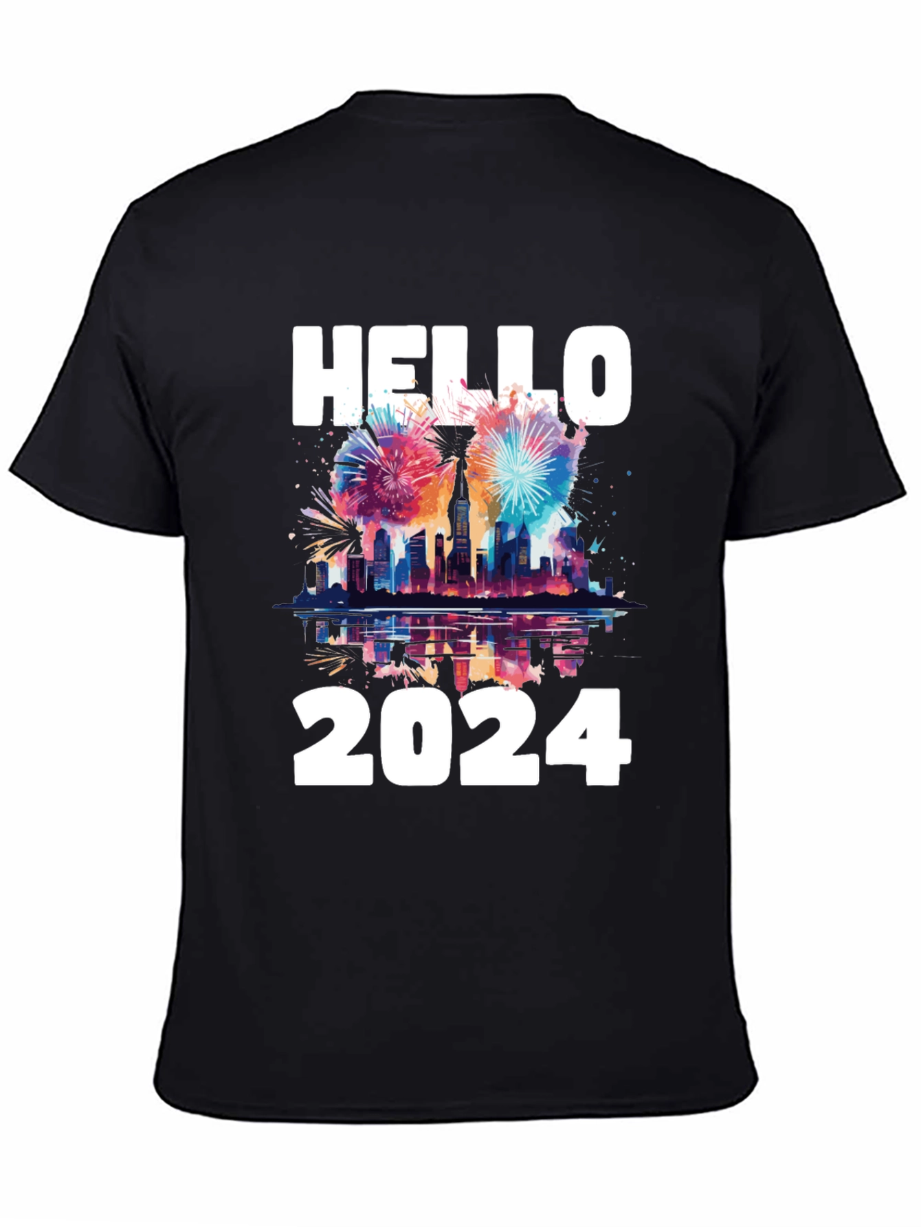 Hello 2024 T-Shirt - New Year Celebration